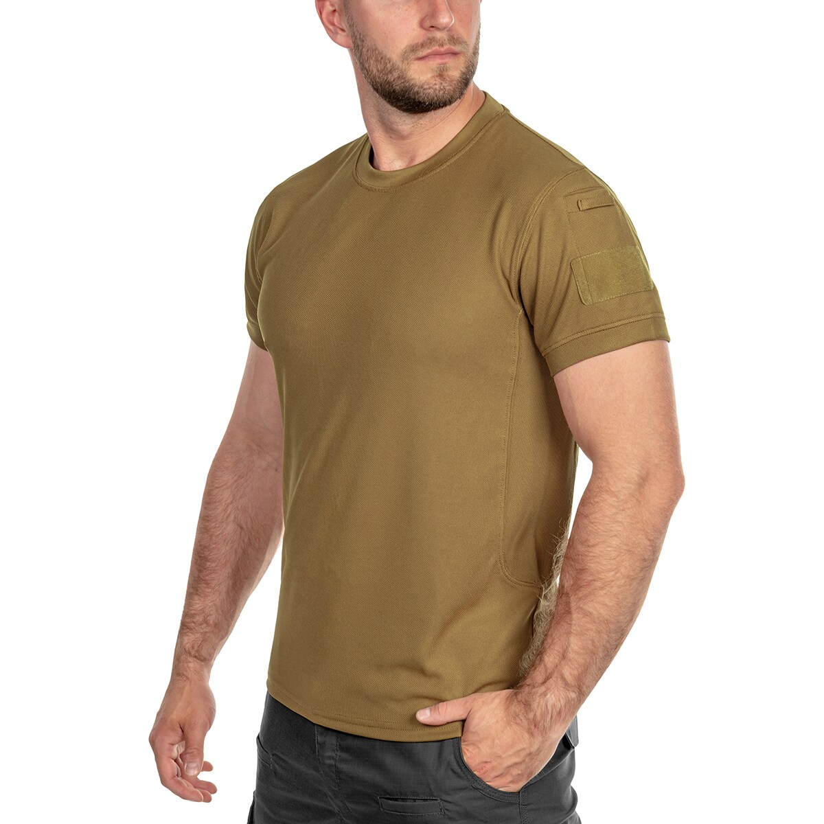 Koszulka termoaktywna Helikon-Tex Tactical T-shirt TopCool - Coyote