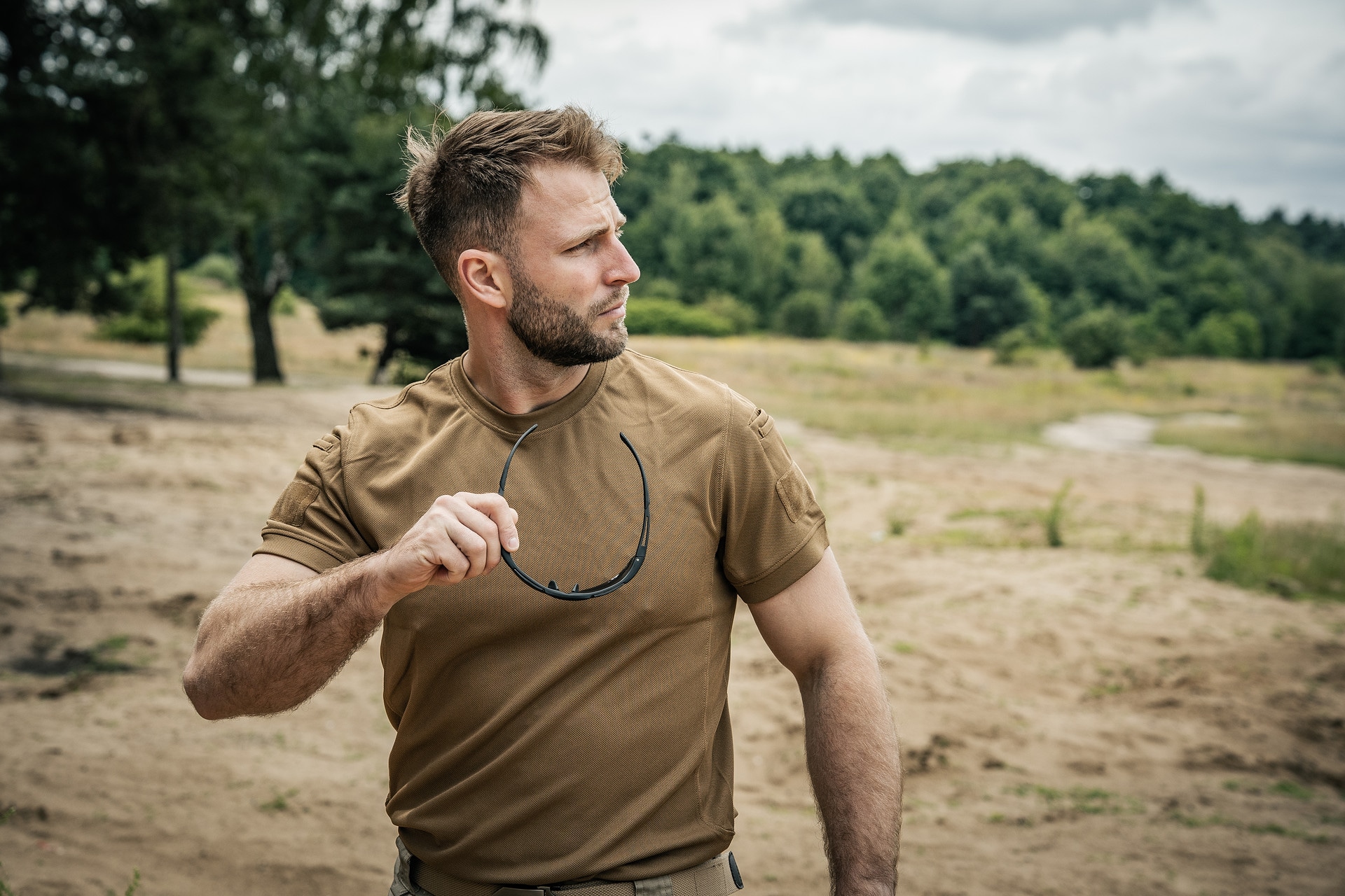 Koszulka termoaktywna Helikon-Tex Tactical T-shirt TopCool - Coyote