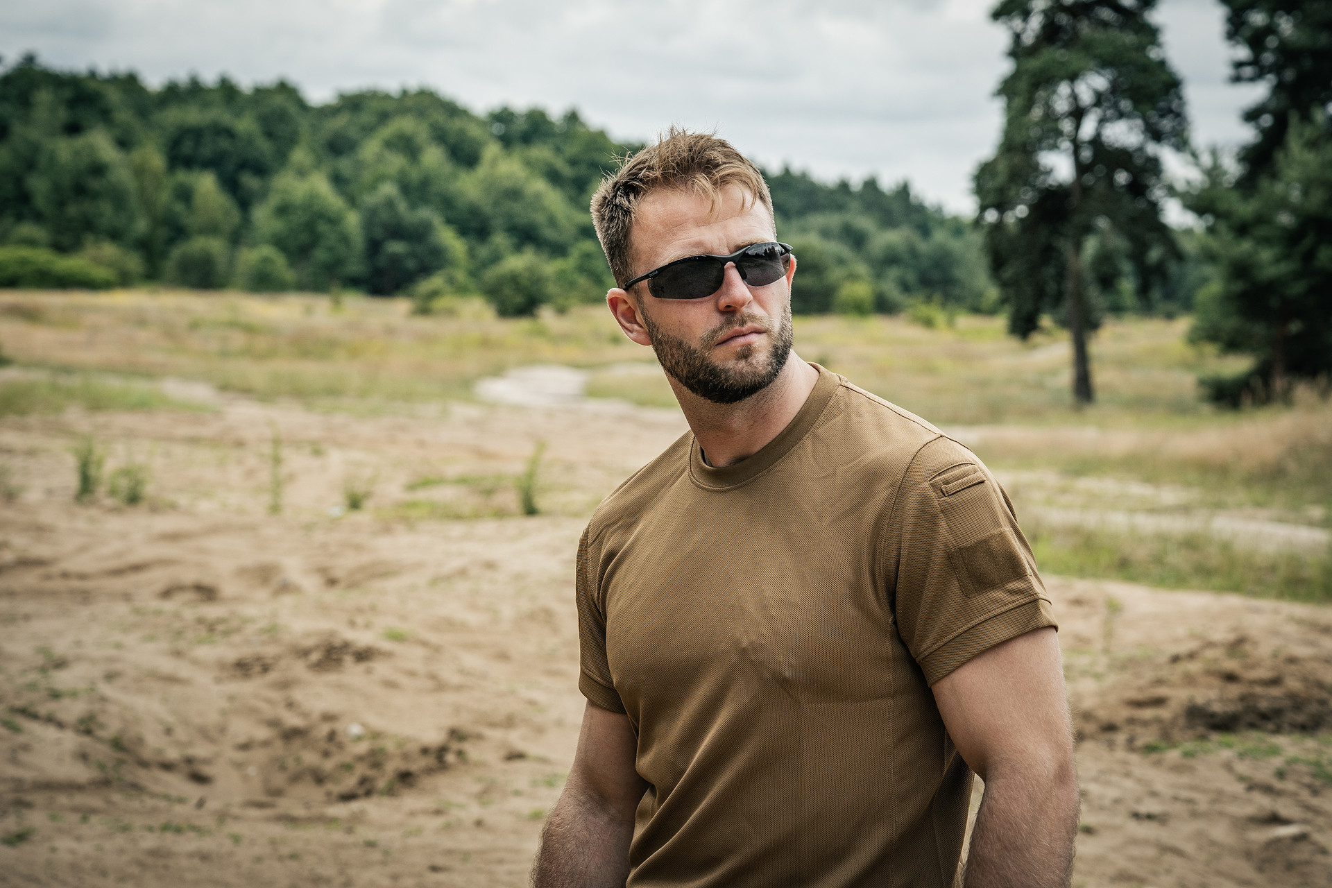 Koszulka termoaktywna Helikon-Tex Tactical T-shirt TopCool - Coyote