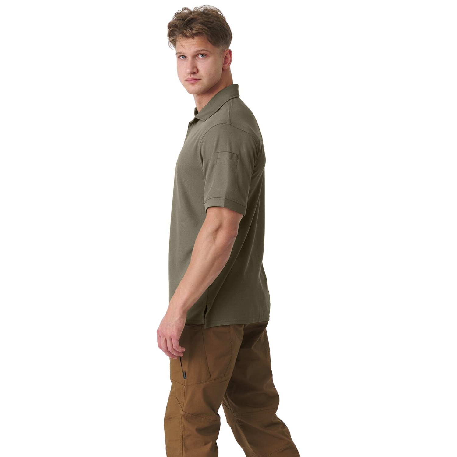 Koszulka termoaktywna Polo Helikon UTL TopCool - Adaptive Green