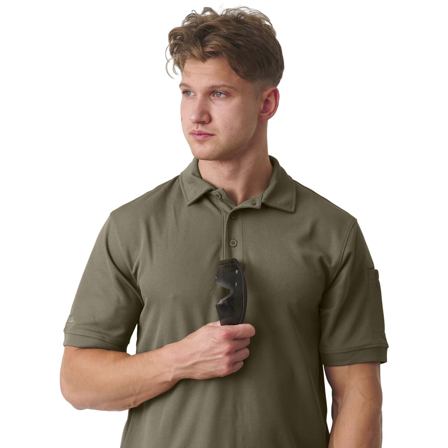 Koszulka termoaktywna Polo Helikon UTL TopCool - Adaptive Green