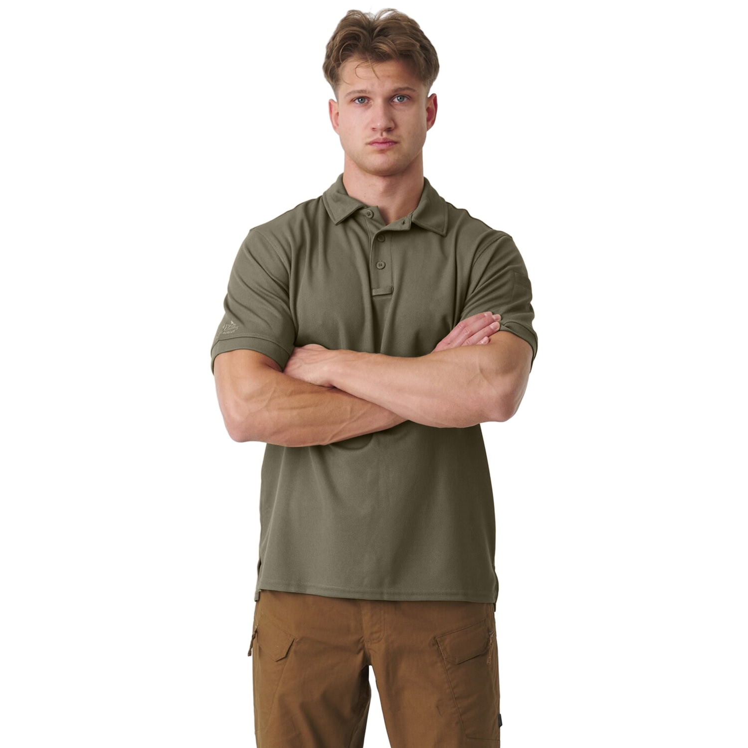 Koszulka termoaktywna Polo Helikon UTL TopCool - Adaptive Green