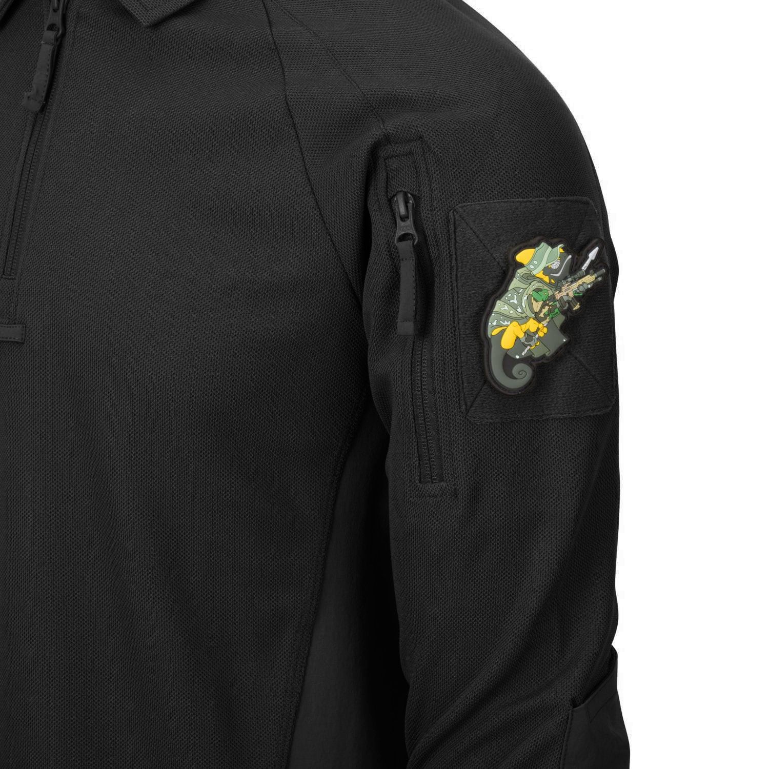 Koszulka polo Helikon-Tex Range Long Sleeve - Black