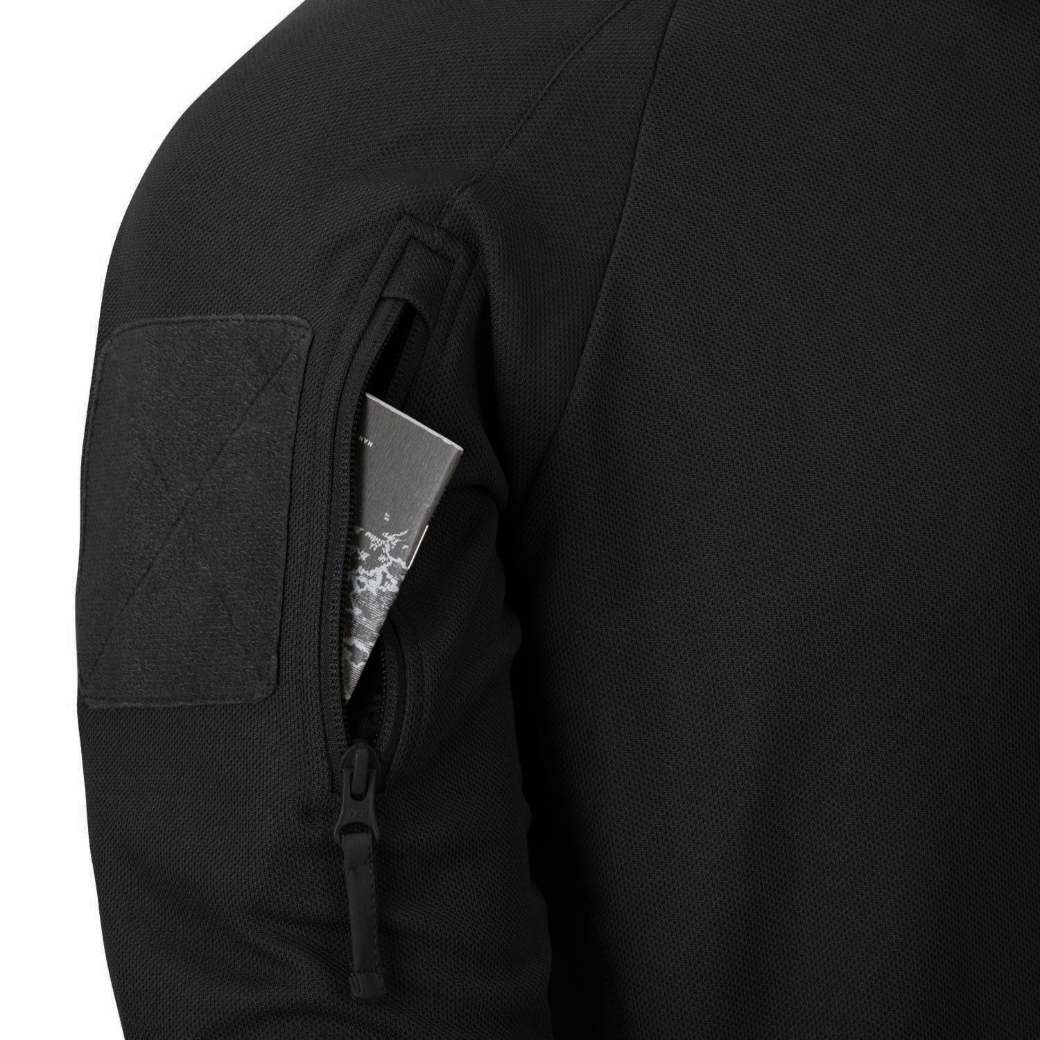 Koszulka polo Helikon-Tex Range Long Sleeve - Black