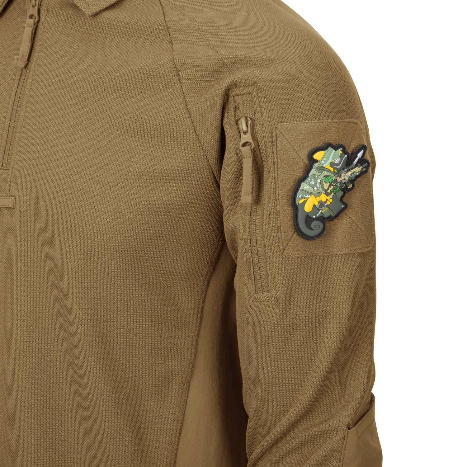 Koszulka polo Helikon-Tex Range Long Sleeve - Coyote