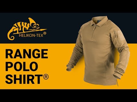 Koszulka polo Helikon Range Long Sleeve - Adaptive Green