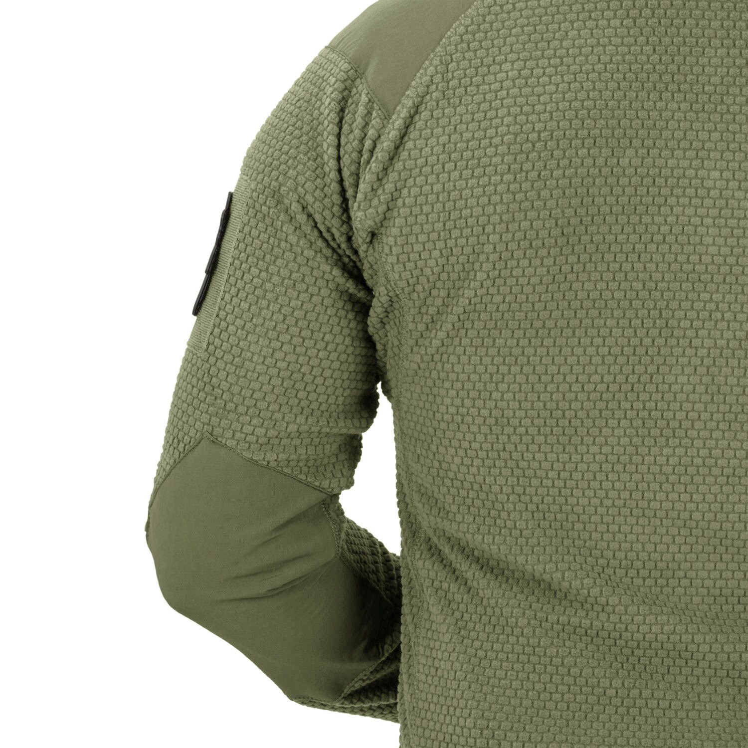 Polar Helikon-Tex Alpha Hoodie Grid Fleece - Olive Green