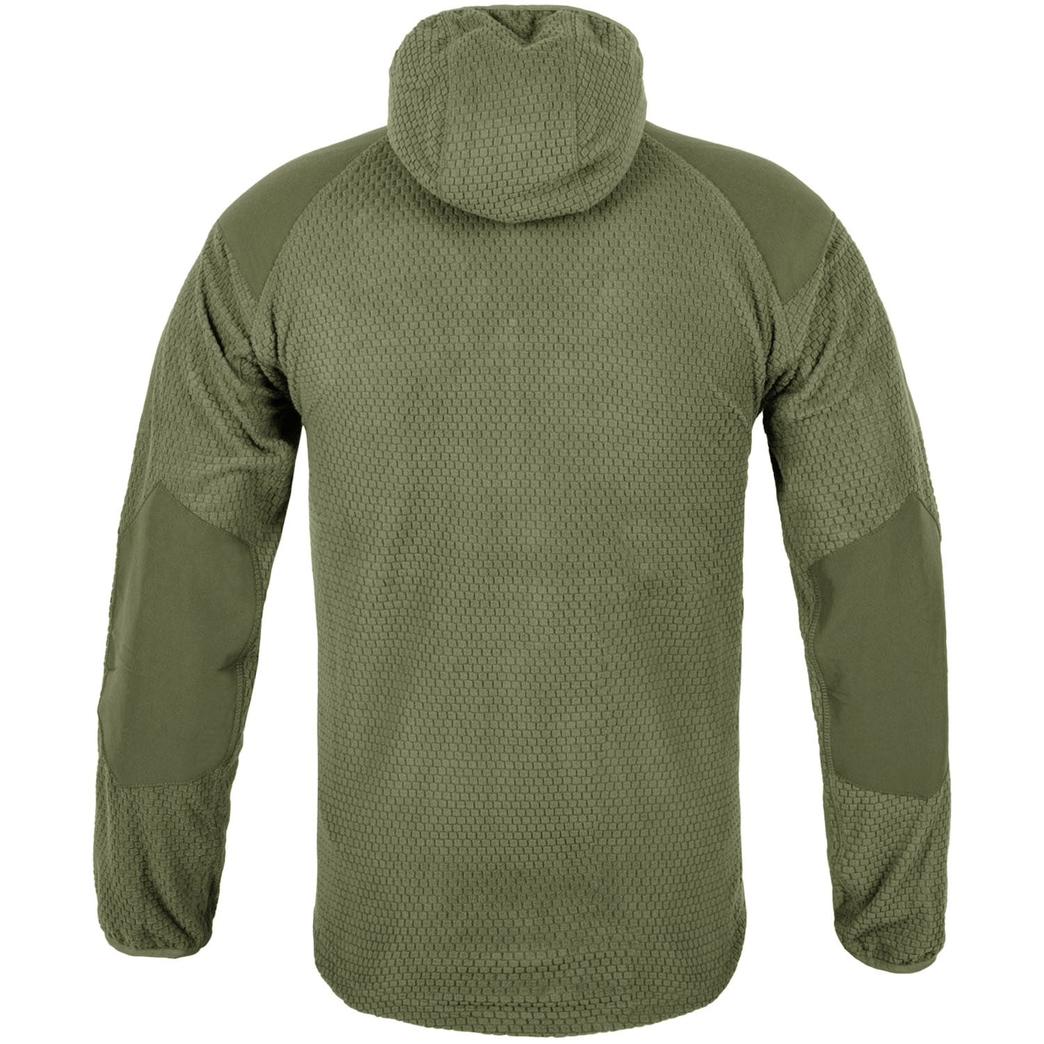 Polar Helikon-Tex Alpha Hoodie Grid Fleece - Olive Green
