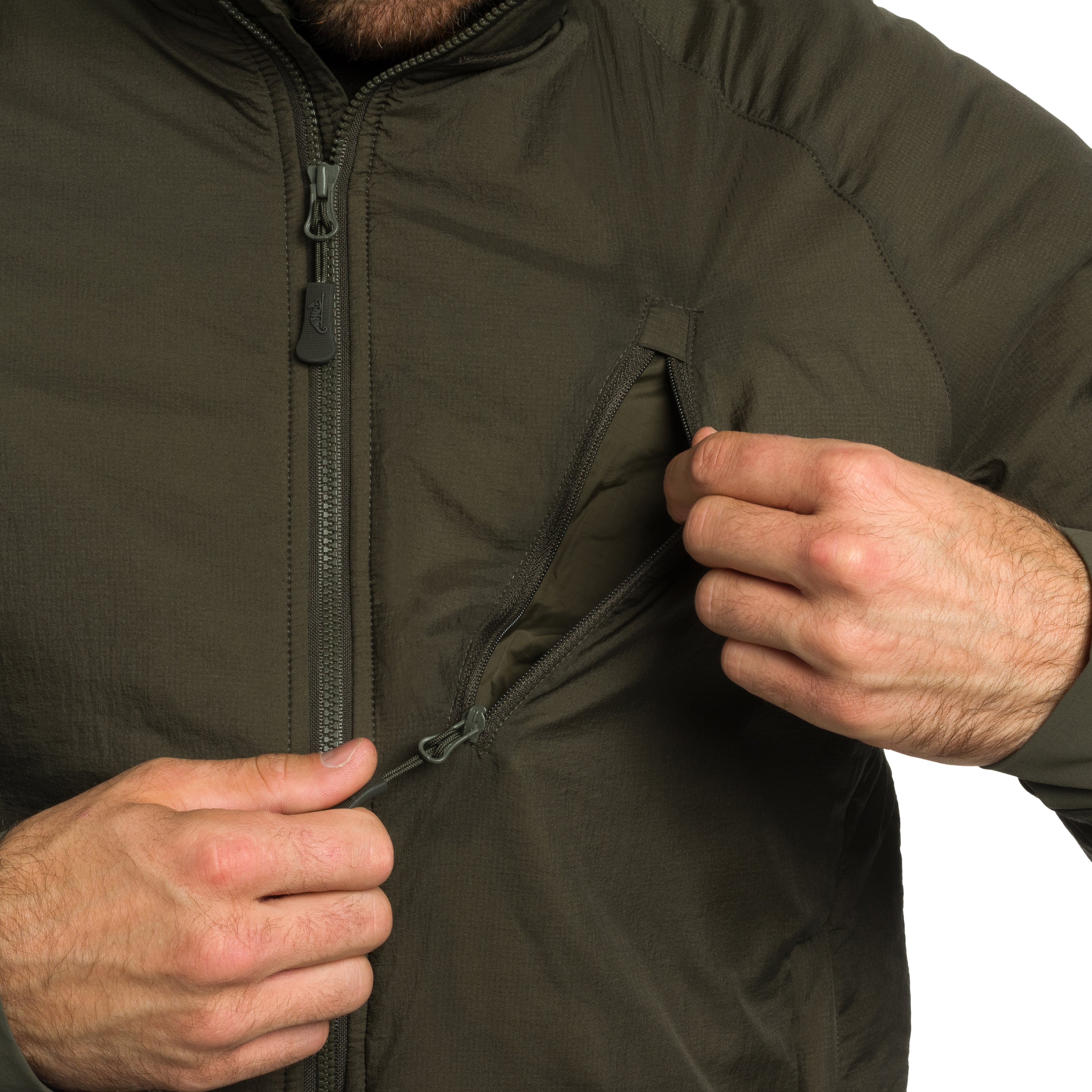 Kurtka Helikon-Tex Wolfhound Climashield Apex - Taiga Green