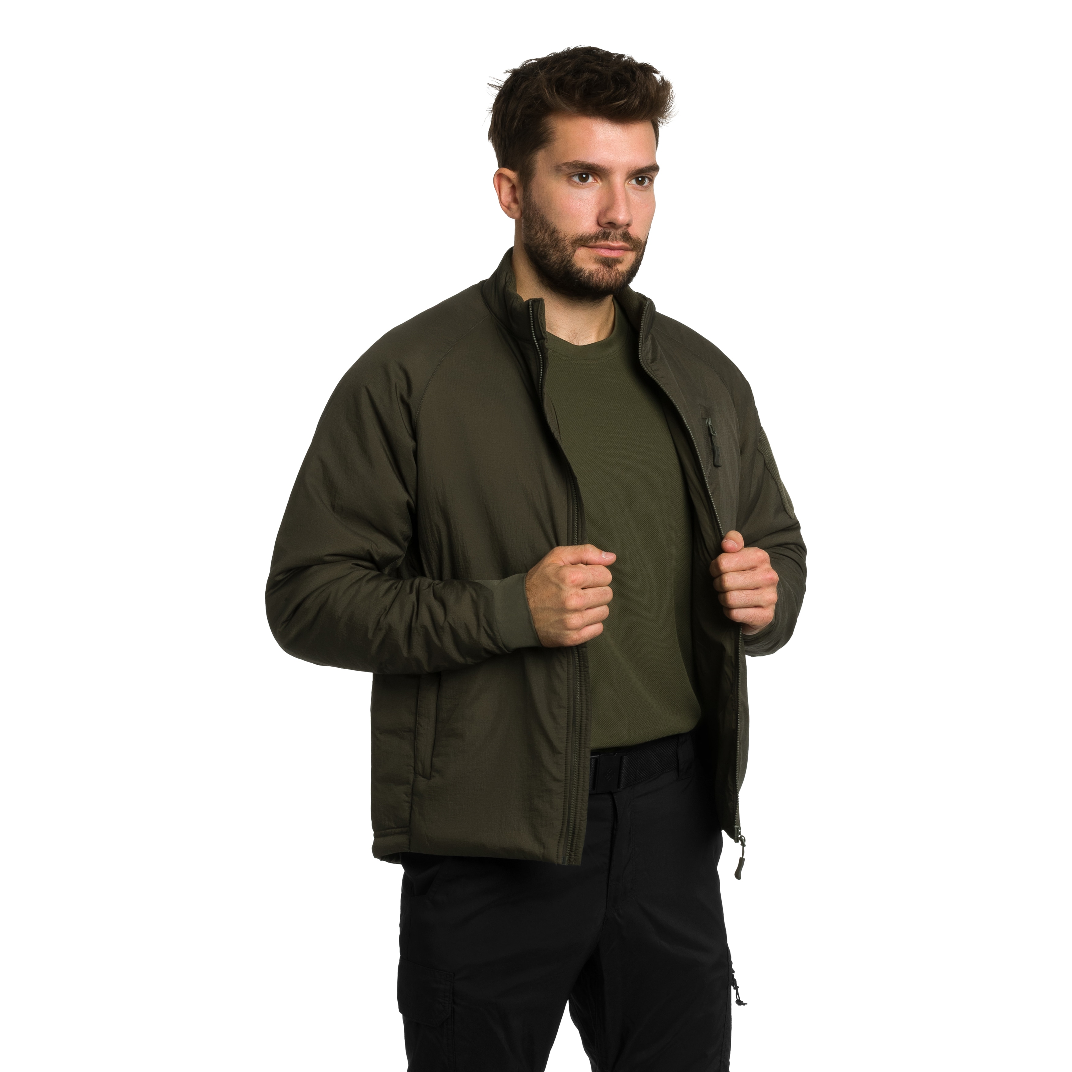 Kurtka Helikon-Tex Wolfhound Climashield Apex - Taiga Green