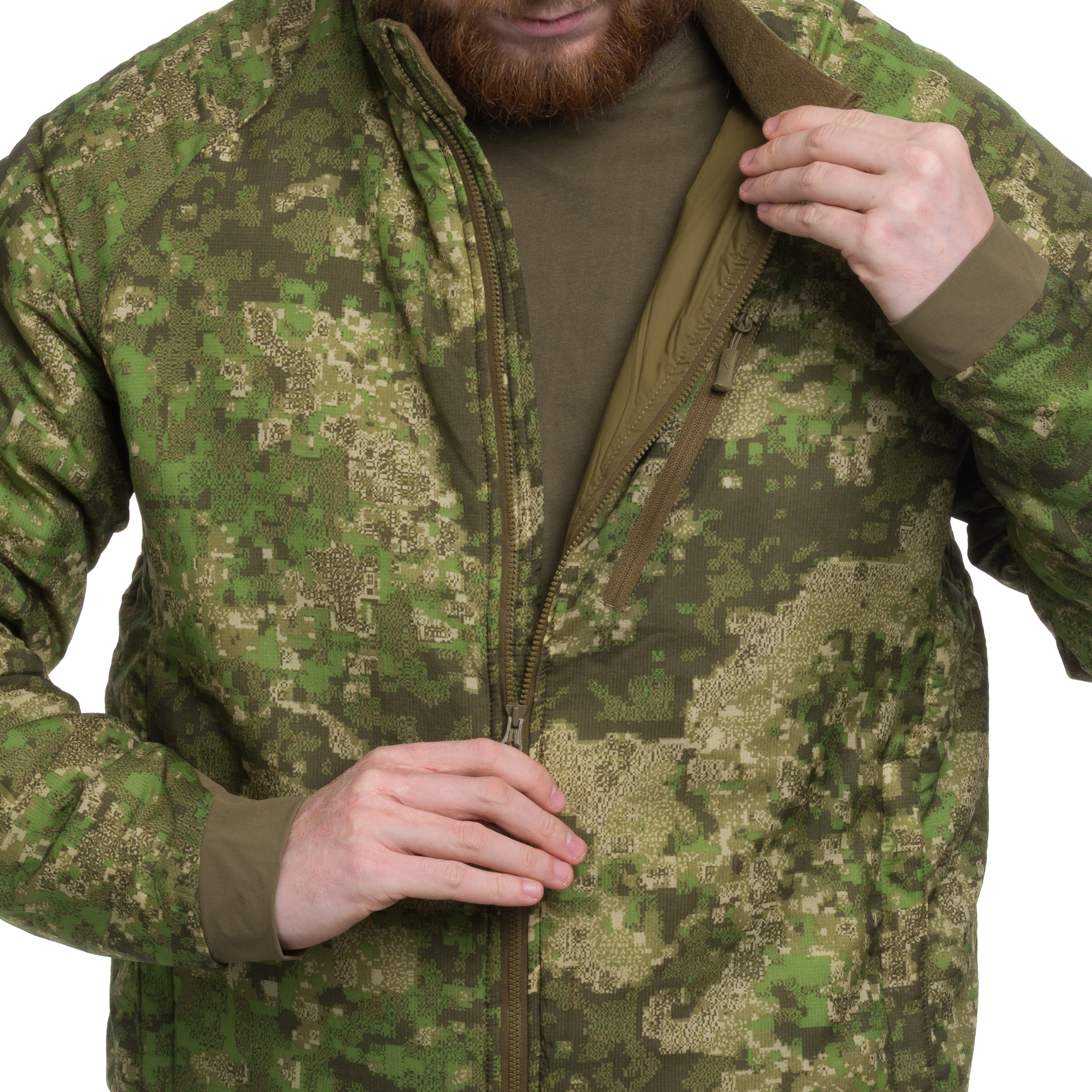 Kurtka Helikon-Tex Wolfhound Climashield Apex - PenCott WildWood