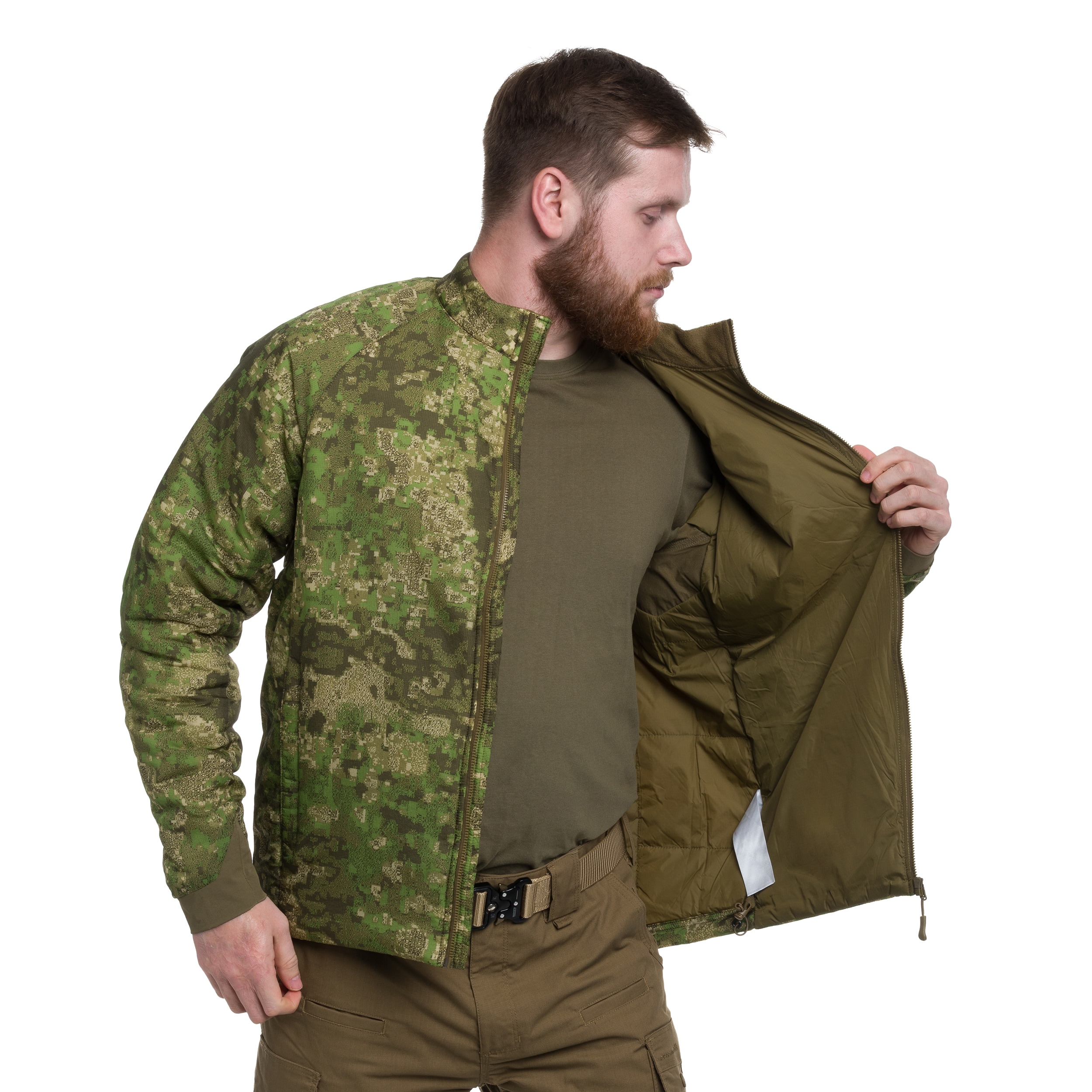 Kurtka Helikon-Tex Wolfhound Climashield Apex - PenCott WildWood