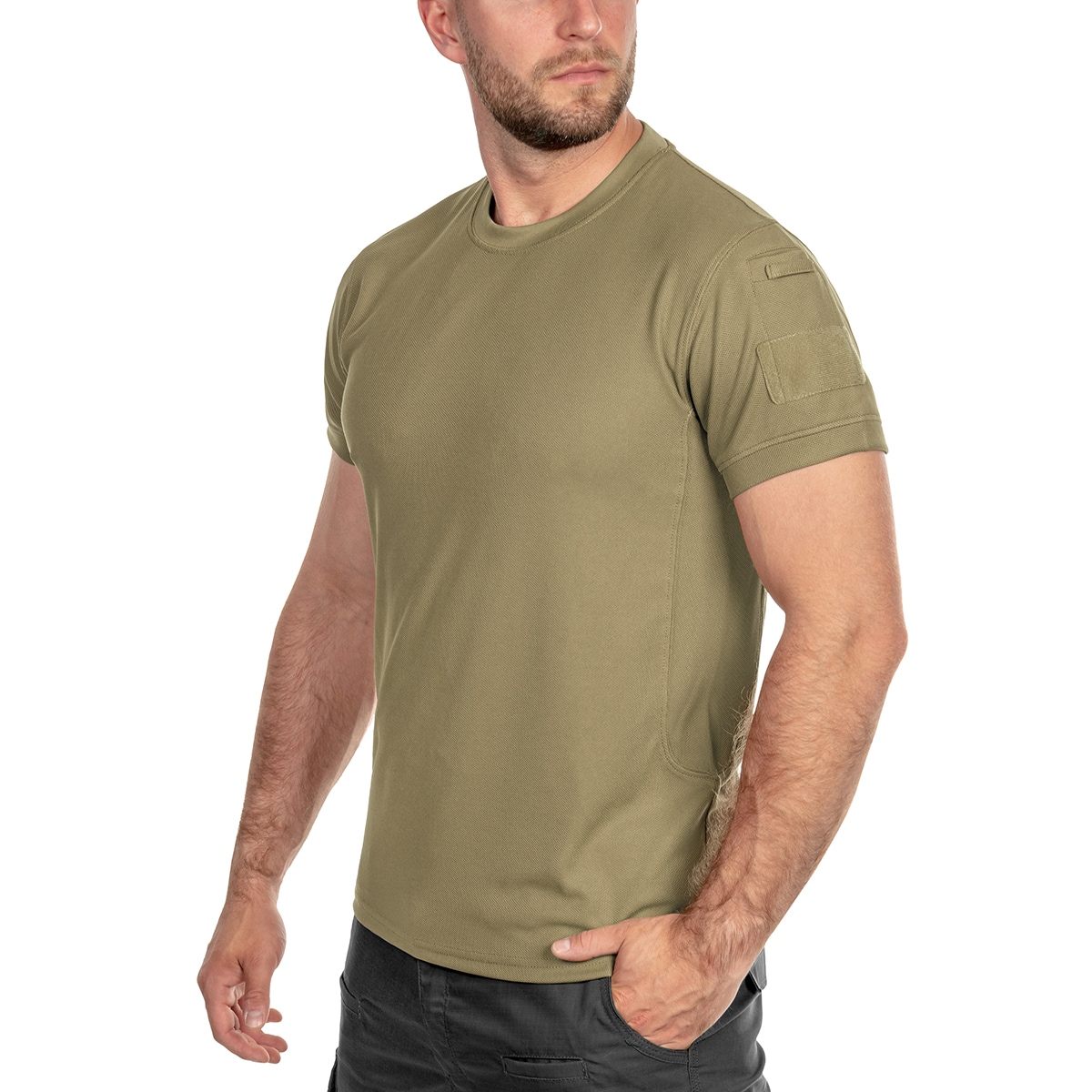 Термоактивна футболка Helikon-Tex Tactical T-shirt TopCool - Khaki