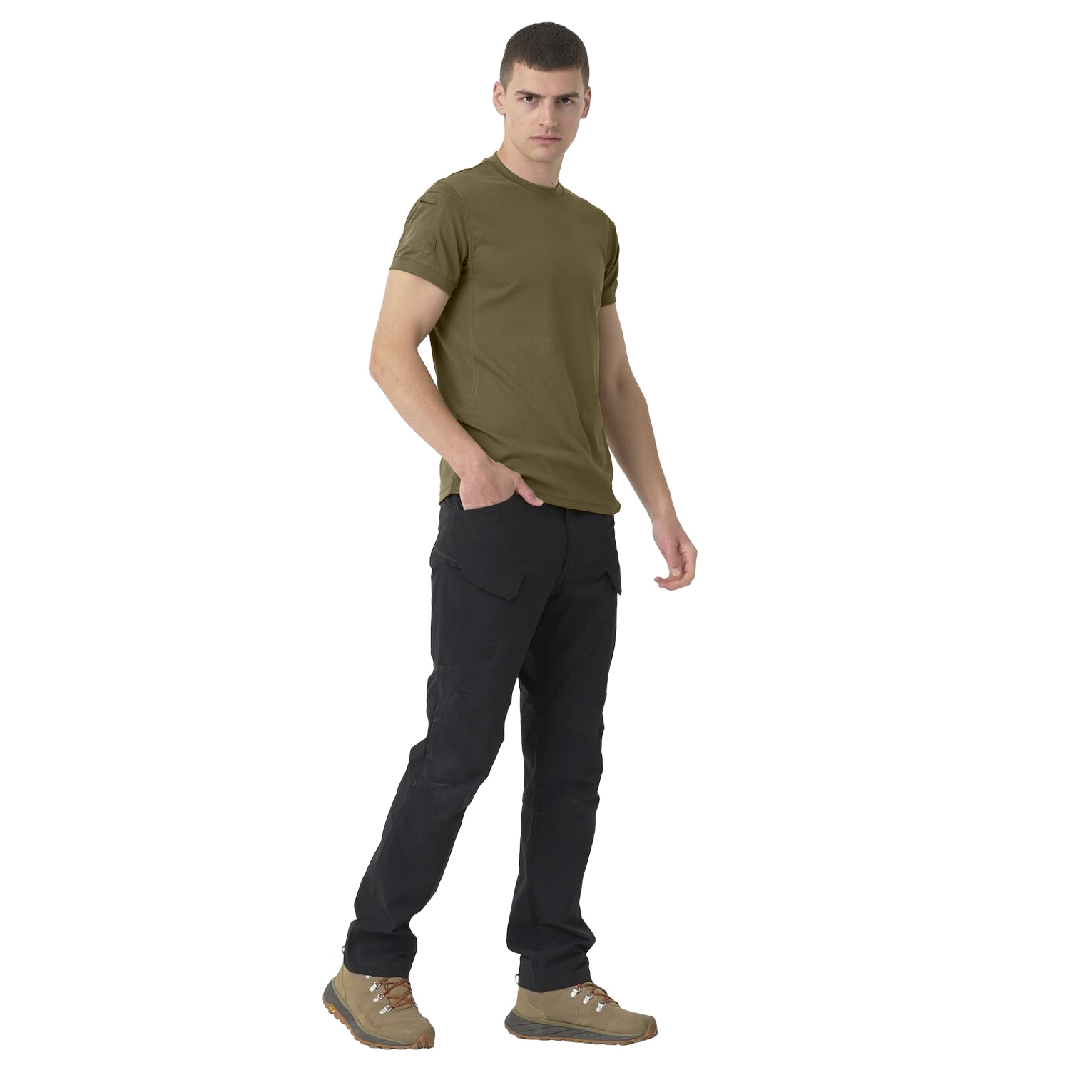 Koszulka termoaktywna Helikon-Tex Tactical T-shirt TopCool Lite - Olive Green