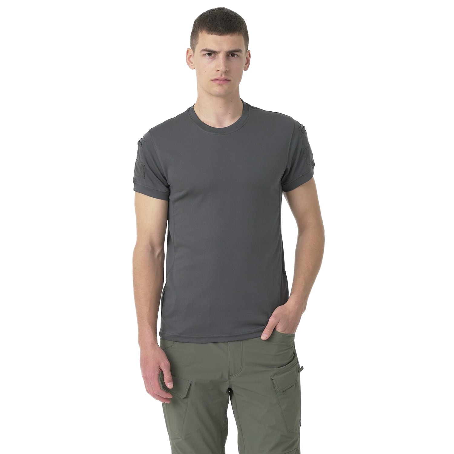 Koszulka termoaktywna Helikon-Tex Tactical T-shirt TopCool Lite - Shadow Grey