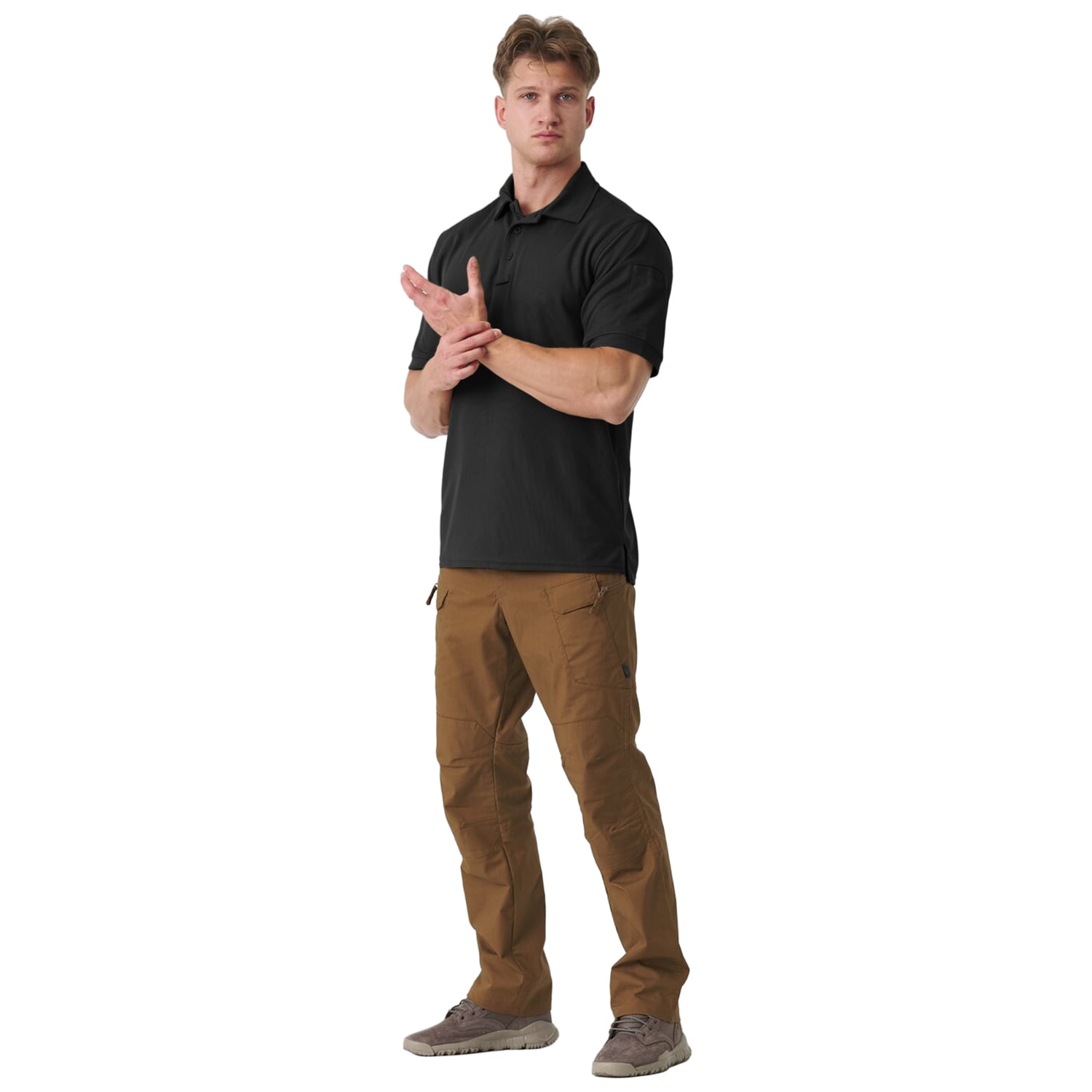 Koszulka termoaktywna Polo Helikon UTL TopCool Lite - Black