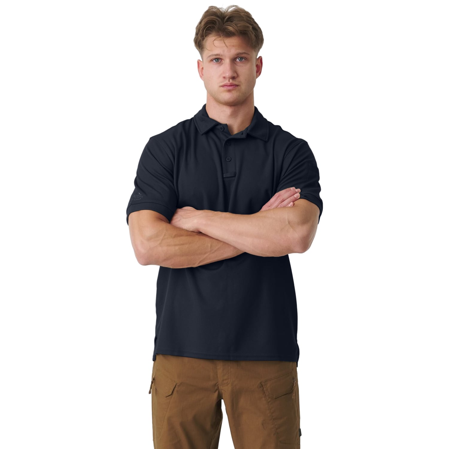 Термоактивна футболка Поло Helikon UTL TopCool Lite - Navy Blue