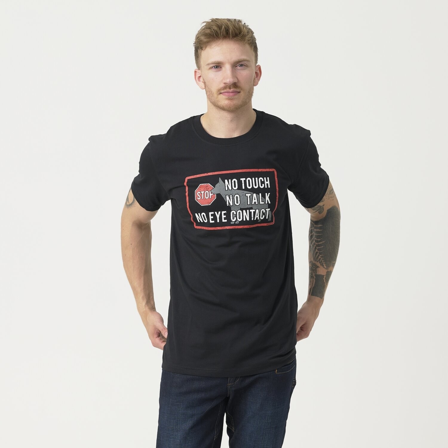 Koszulka T-shirt Helikon-Tex K9 - No Touch - Black