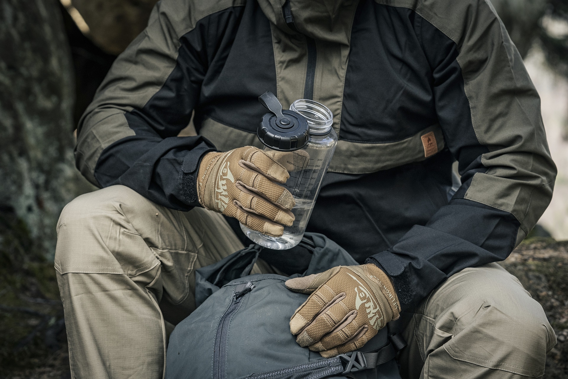Rękawice Helikon Range Tactical - Coyote/Adaptive Green