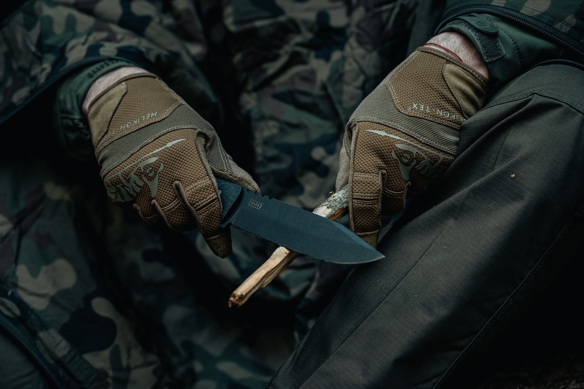 Rękawice Helikon Range Tactical - Coyote/Adaptive Green