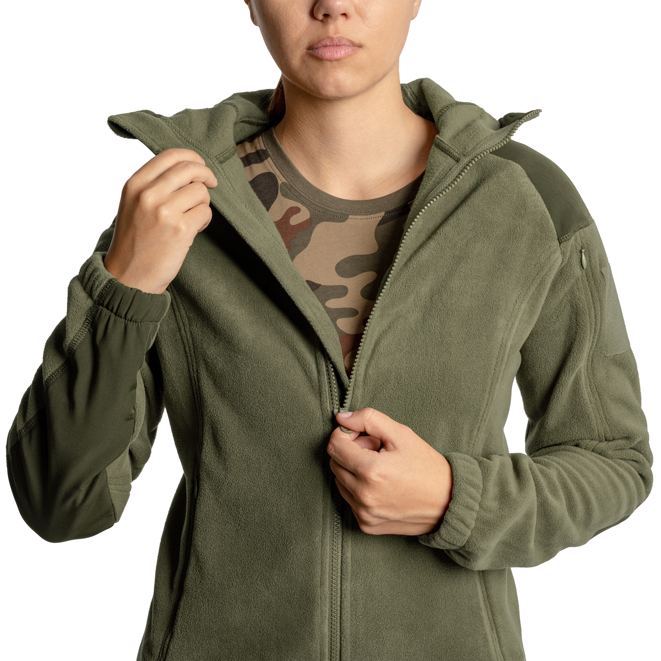 Жіноча флісова кофта Helikon-Tex Cumulus Heavy Fleece - Taiga Green