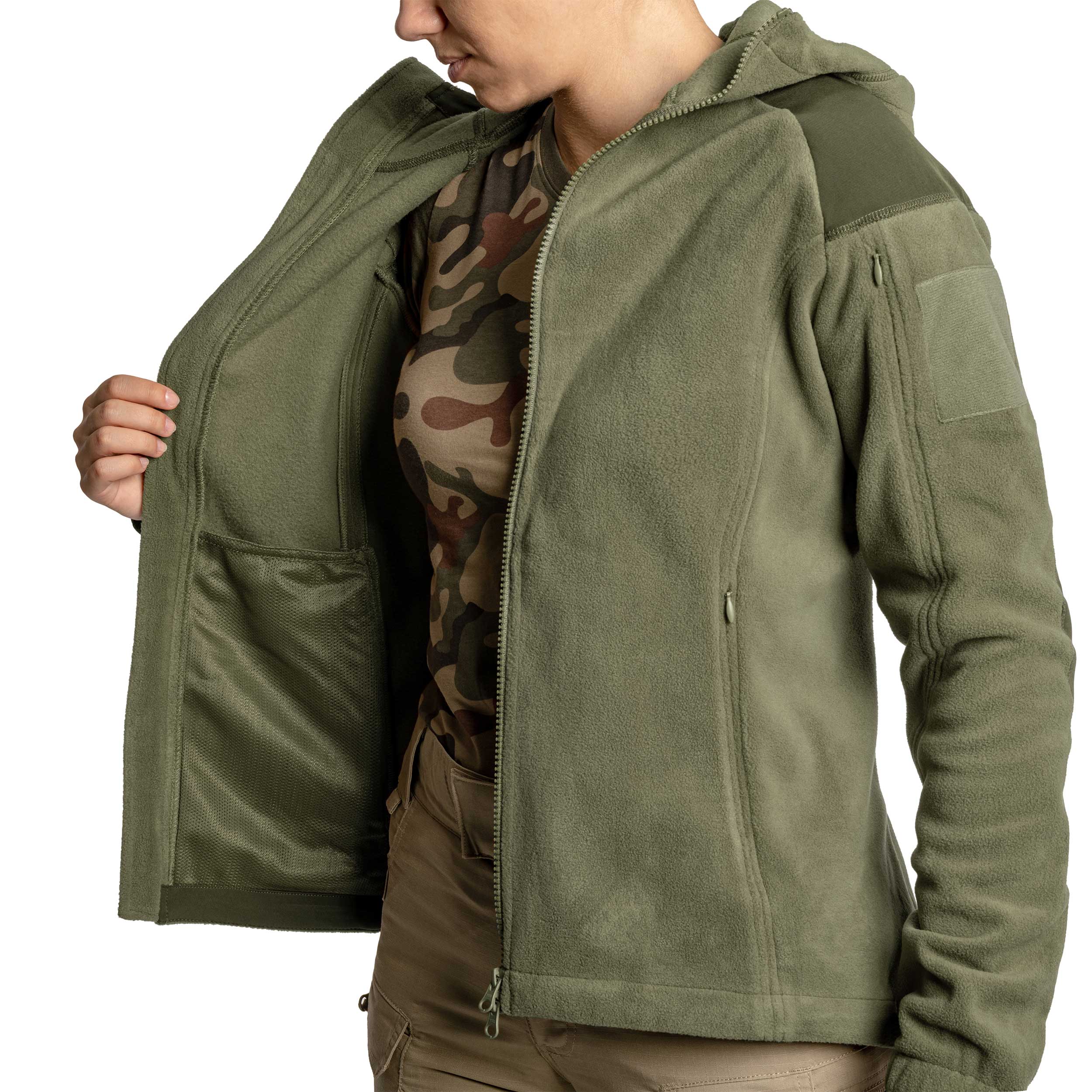 Жіноча флісова кофта Helikon-Tex Cumulus Heavy Fleece - Taiga Green