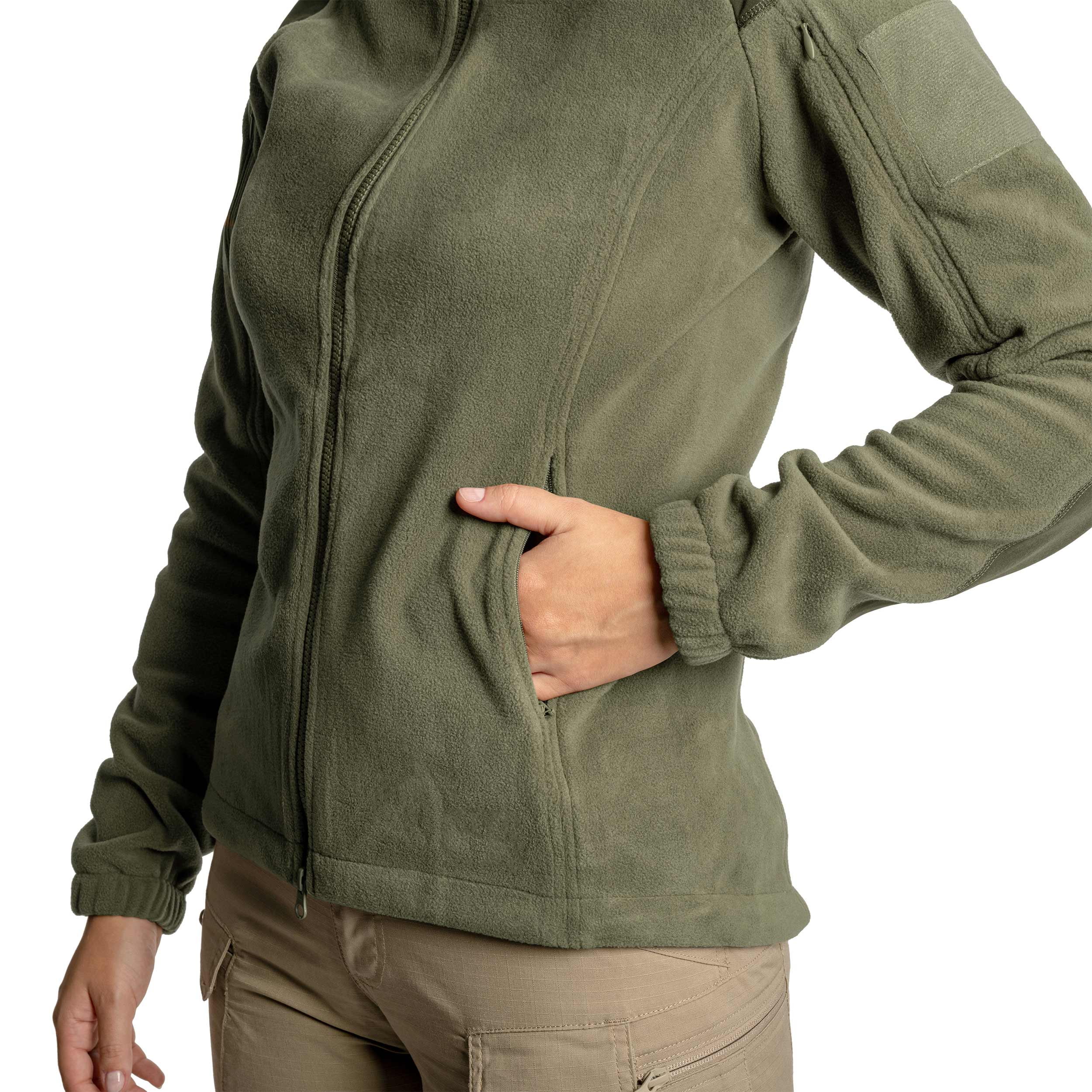 Жіноча флісова кофта Helikon-Tex Cumulus Heavy Fleece - Taiga Green