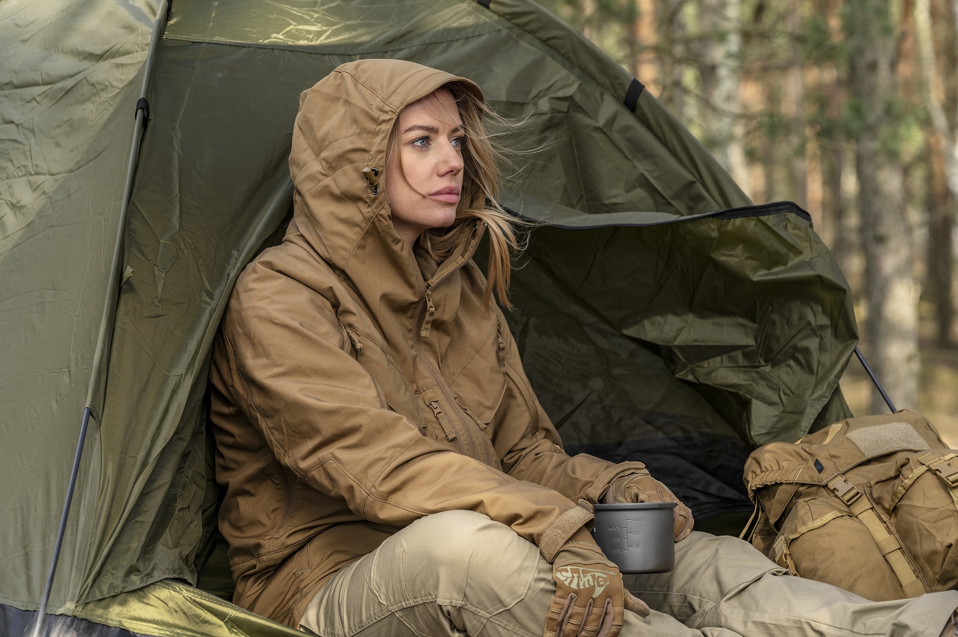 Kurtka Helikon-Tex Pilgrim Anorak - Coyote