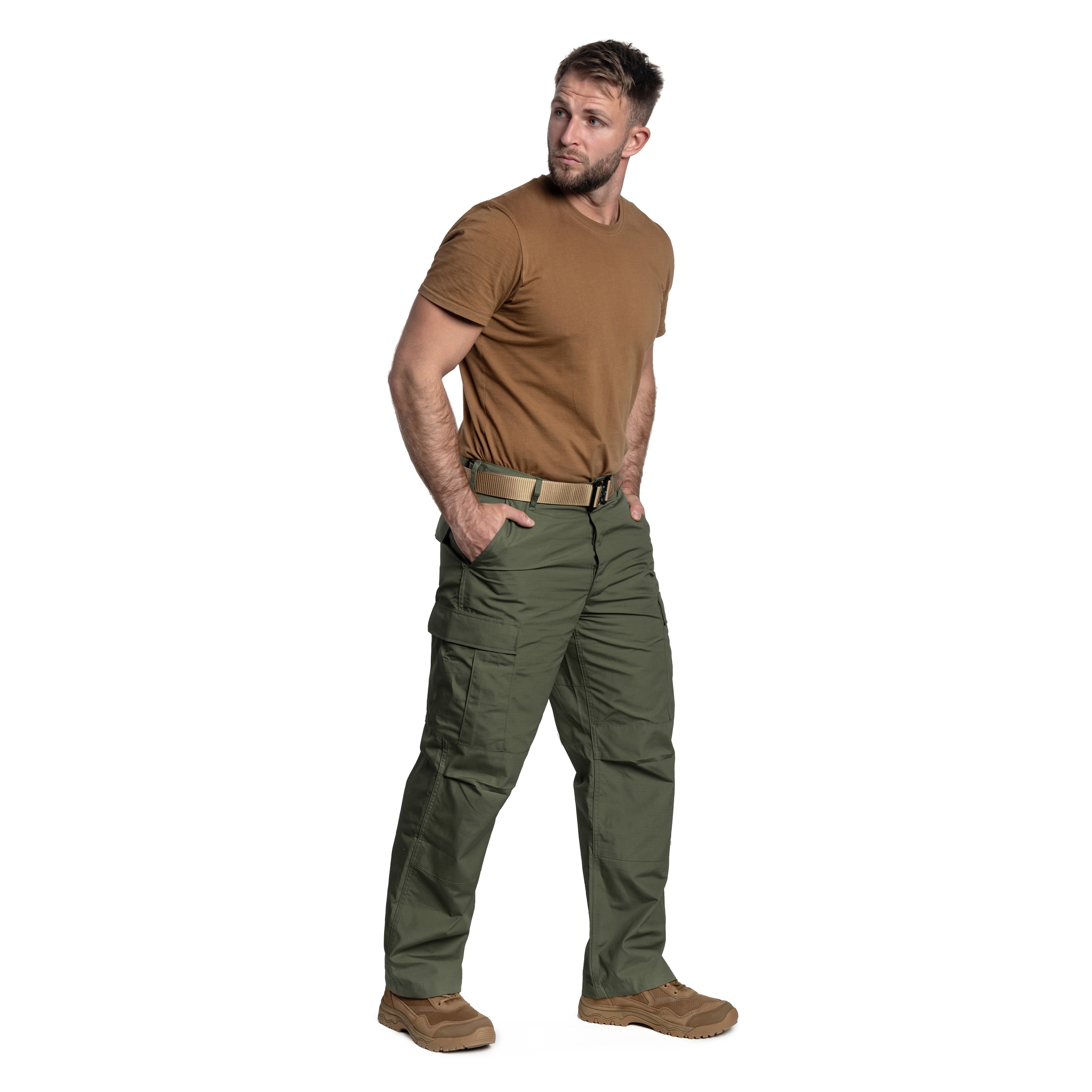 Spodnie Helikon-Tex BDU PolyCotton Rip-Stop - Olive Green