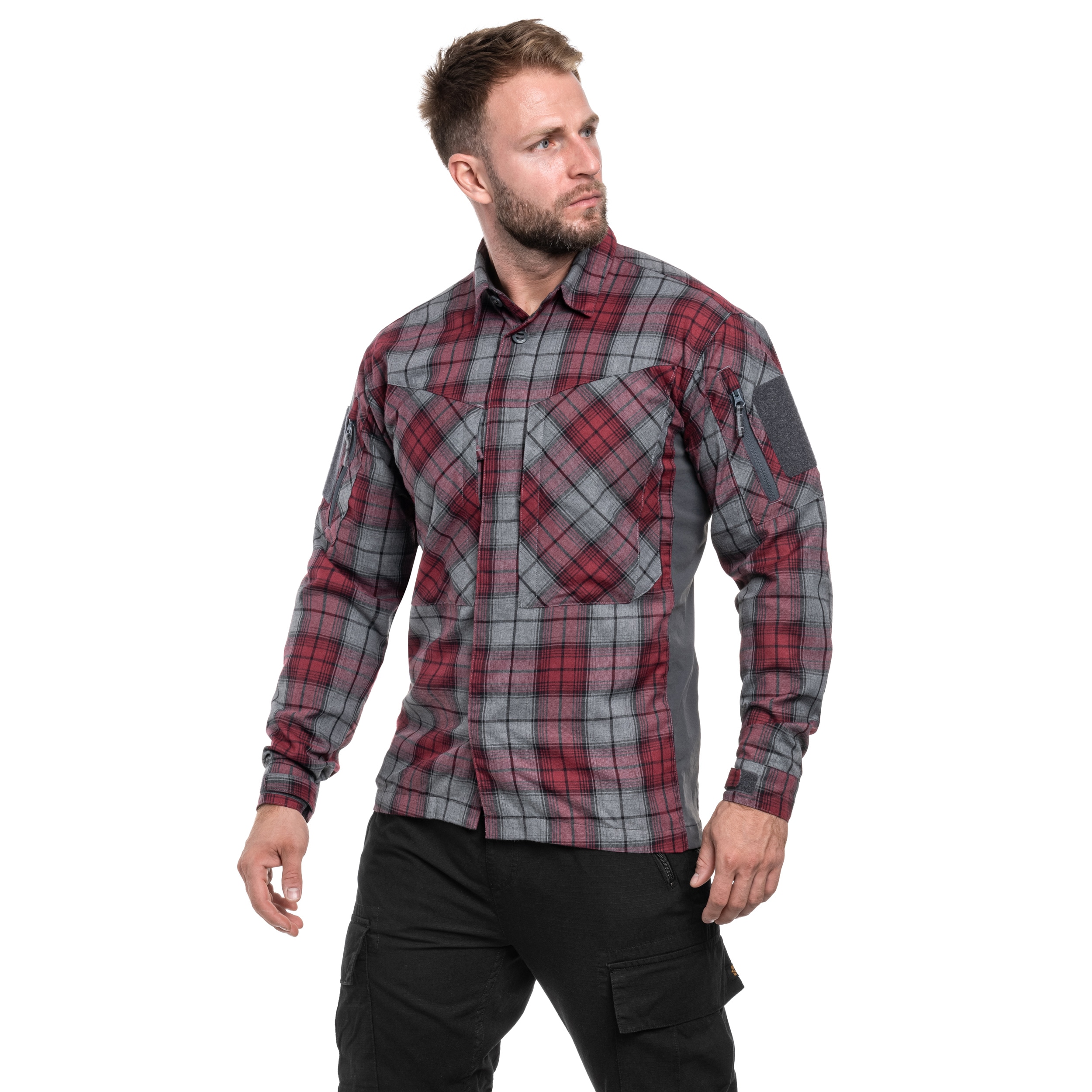 Koszula Helikon-Tex MBDU Flannel - Ruby Plaid