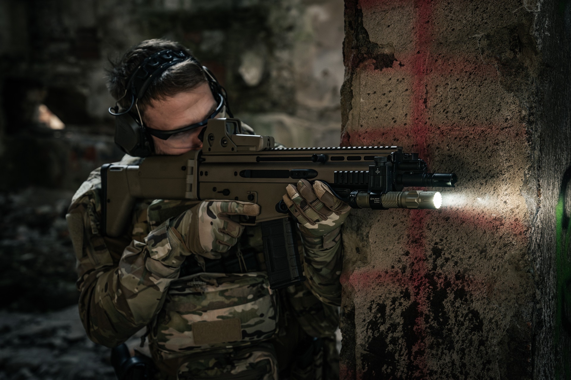 Rękawice Helikon Range Tactical - MultiCam/Coyote