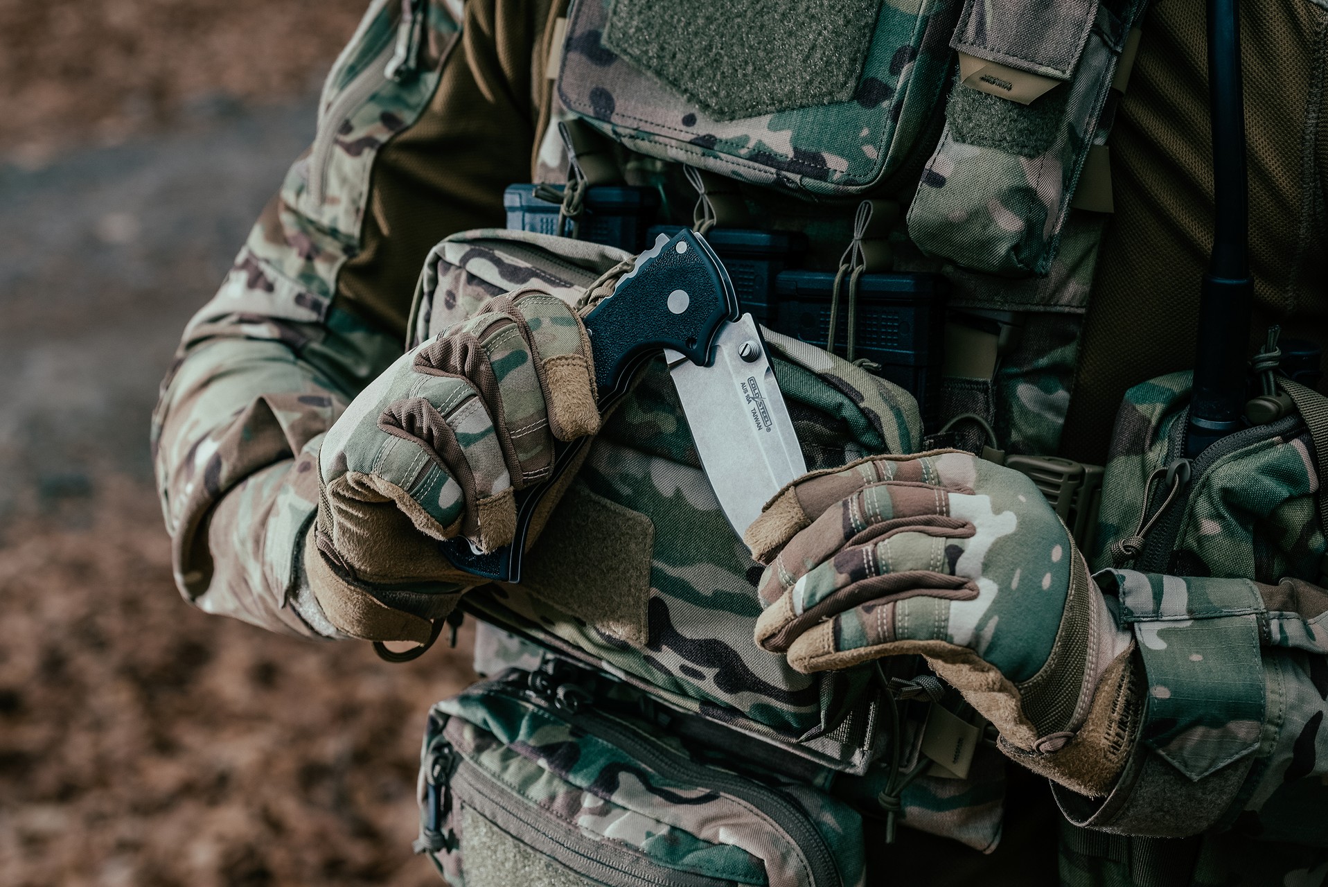 Rękawice Helikon-Tex Range Tactical - MultiCam/Coyote