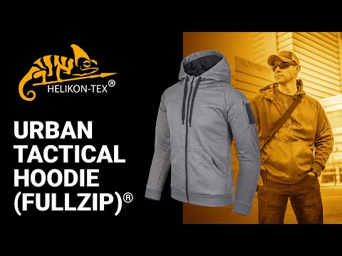 Bluza Helikon Urban Tactical Hoodie - Black/Melange Grey