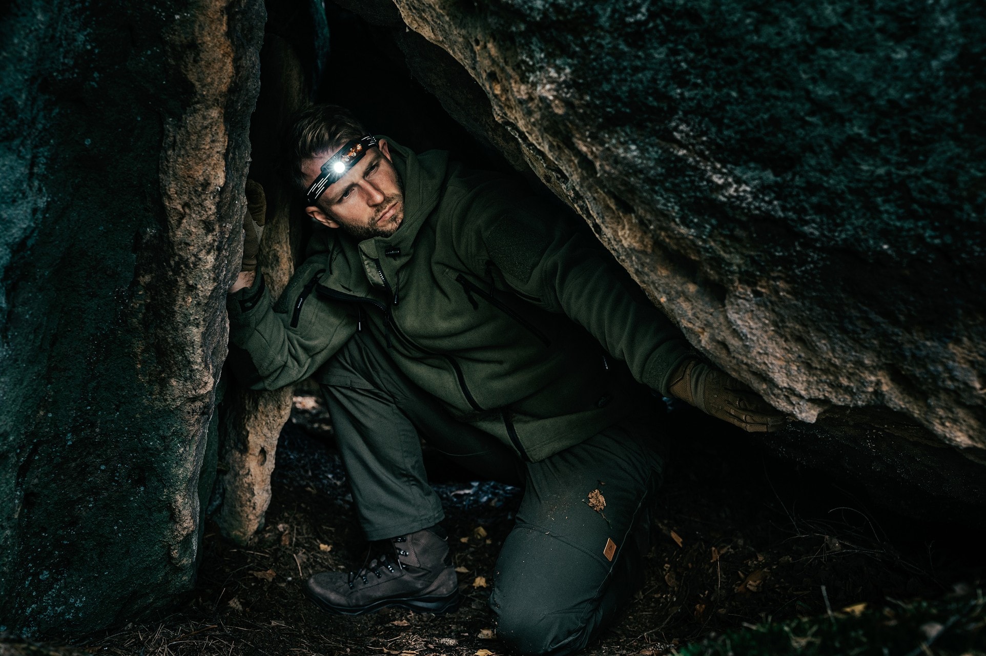 Spodnie Helikon Woodsman - Taiga Green