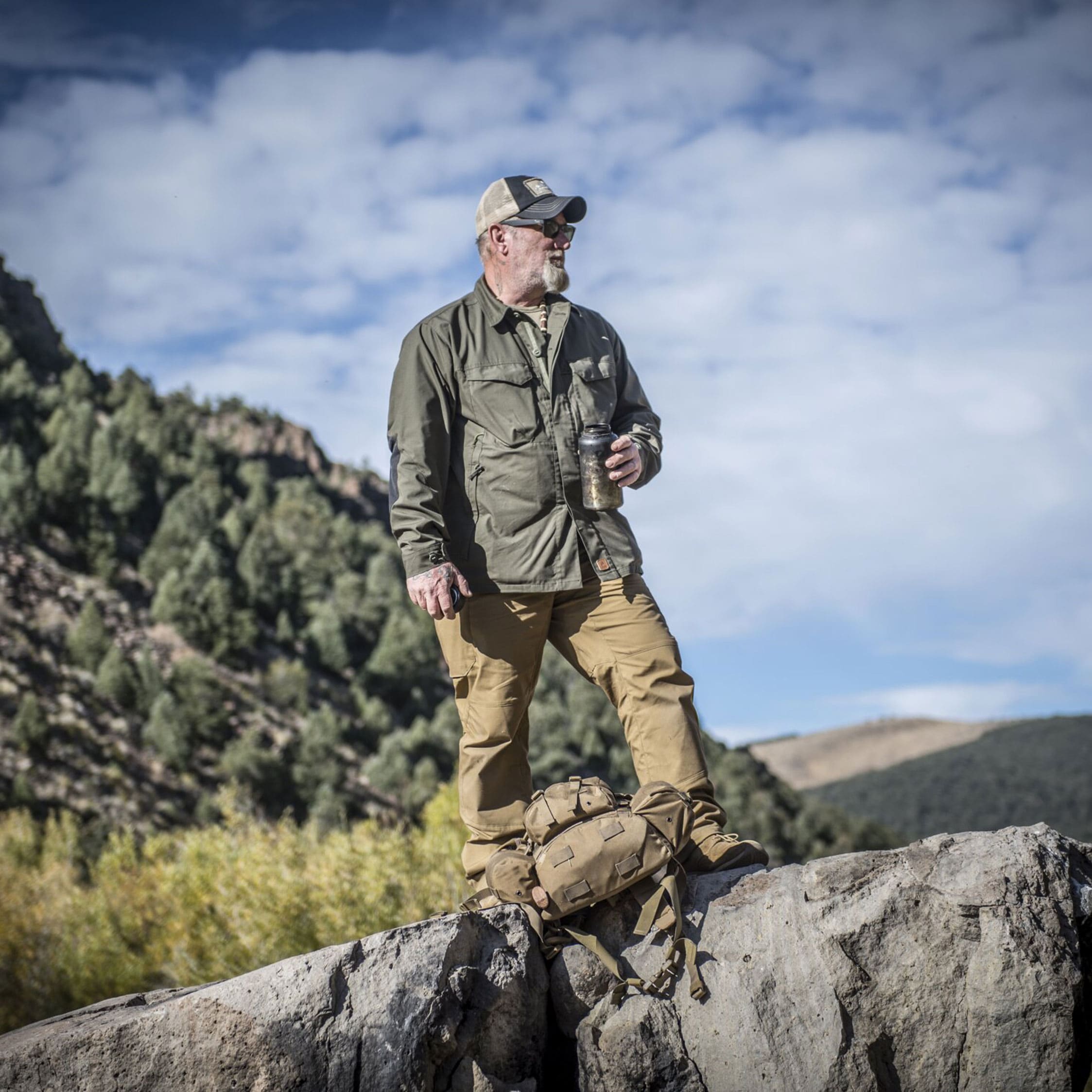 Koszula Helikon-Tex Woodsman - Taiga Green/Black