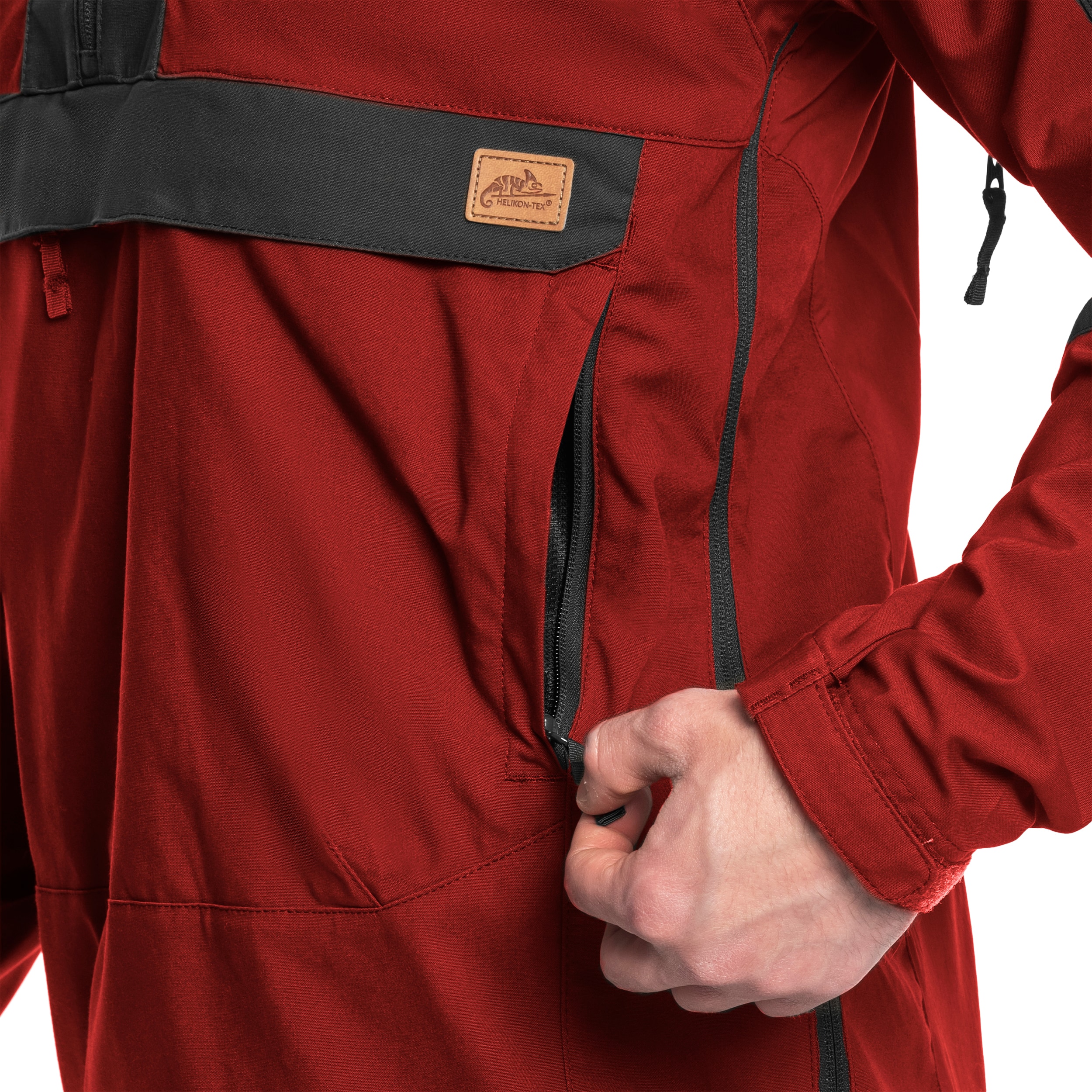 Kurtka Helikon-Tex Woodsman Anorak - Crimson Sky/Ash Grey