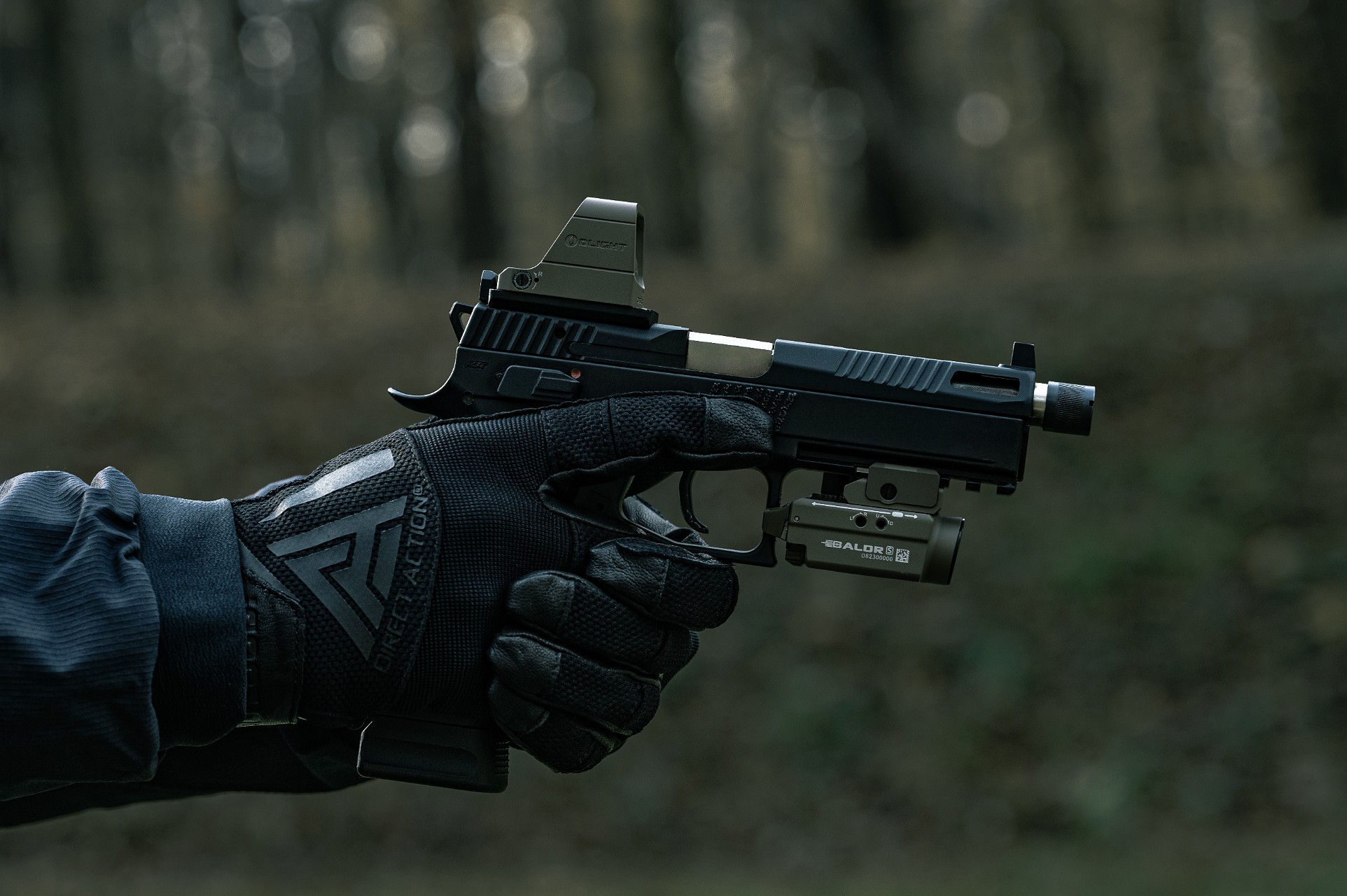 Рукавиці Direct Action Hard Gloves Leather - Black