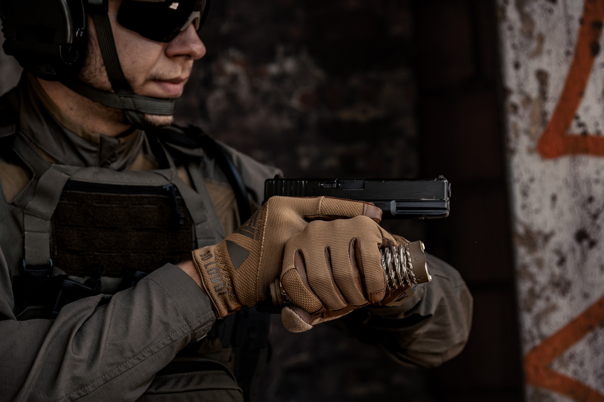 Рукавиці Direct Action Light Gloves Leather - Coyote Brown