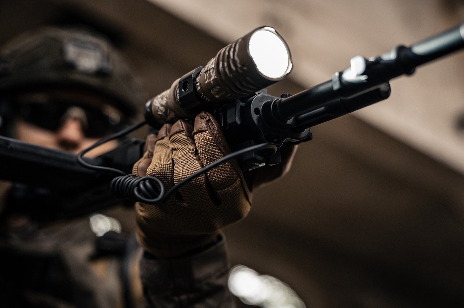 Rękawice Direct Action Light Gloves Leather - Coyote Brown