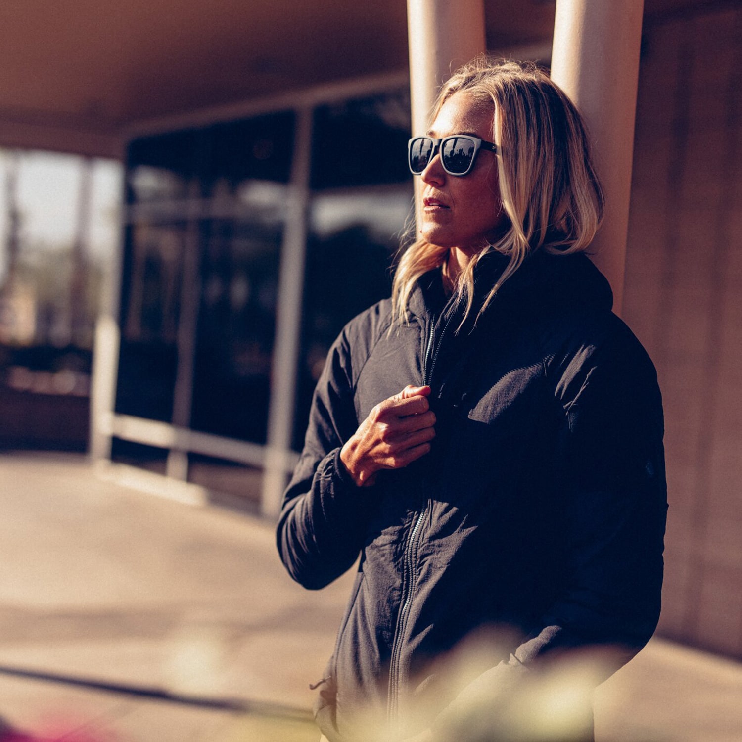 Kurtka damska Helikon-Tex Wolfhound Hoodie - Black