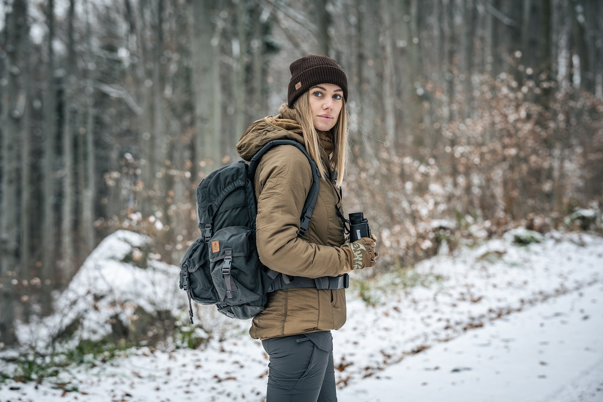 Kurtka damska Helikon-Tex Wolfhound Hoodie - Coyote