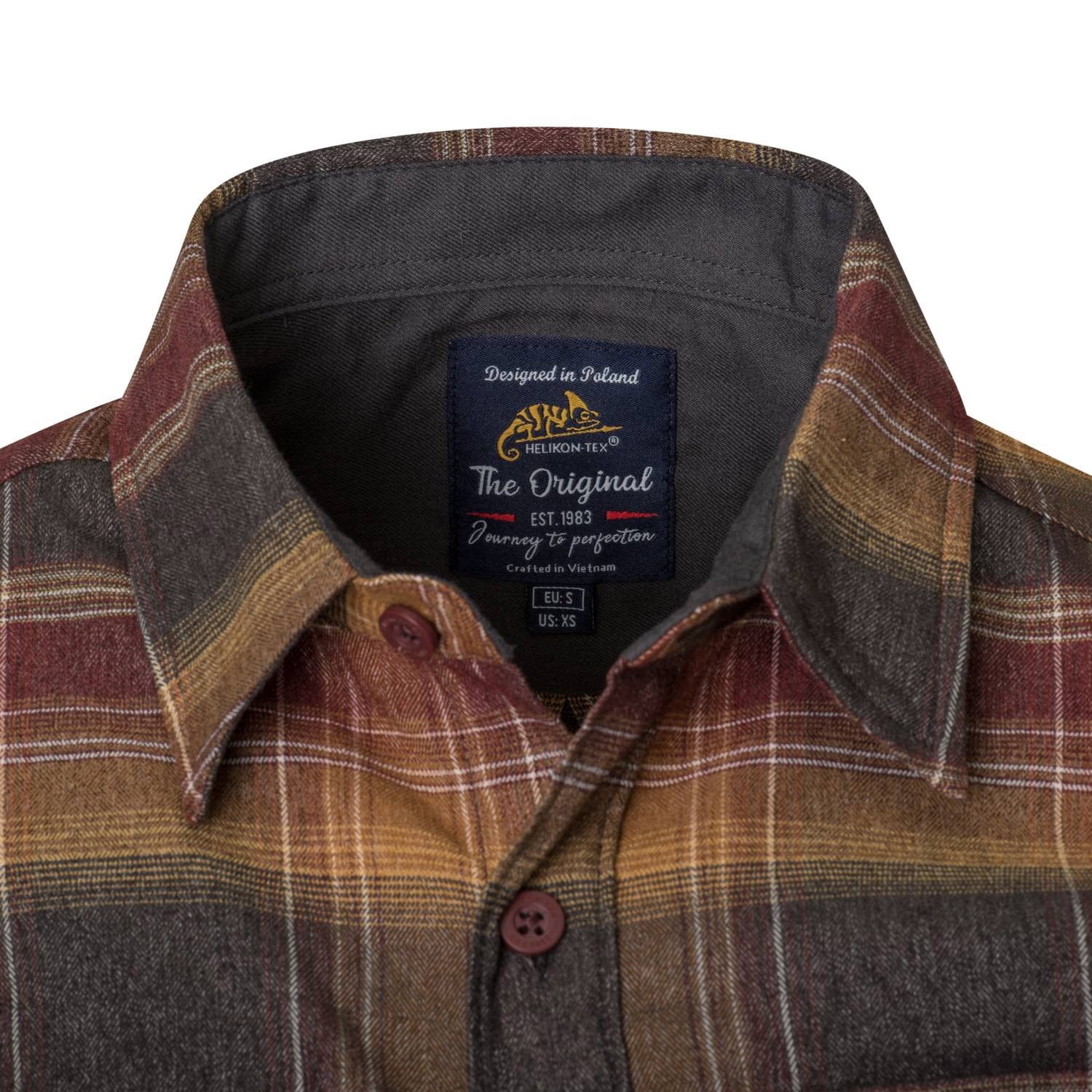 Koszula Helikon-Tex GreyMan Polyester/Nylon - Amber Plaid