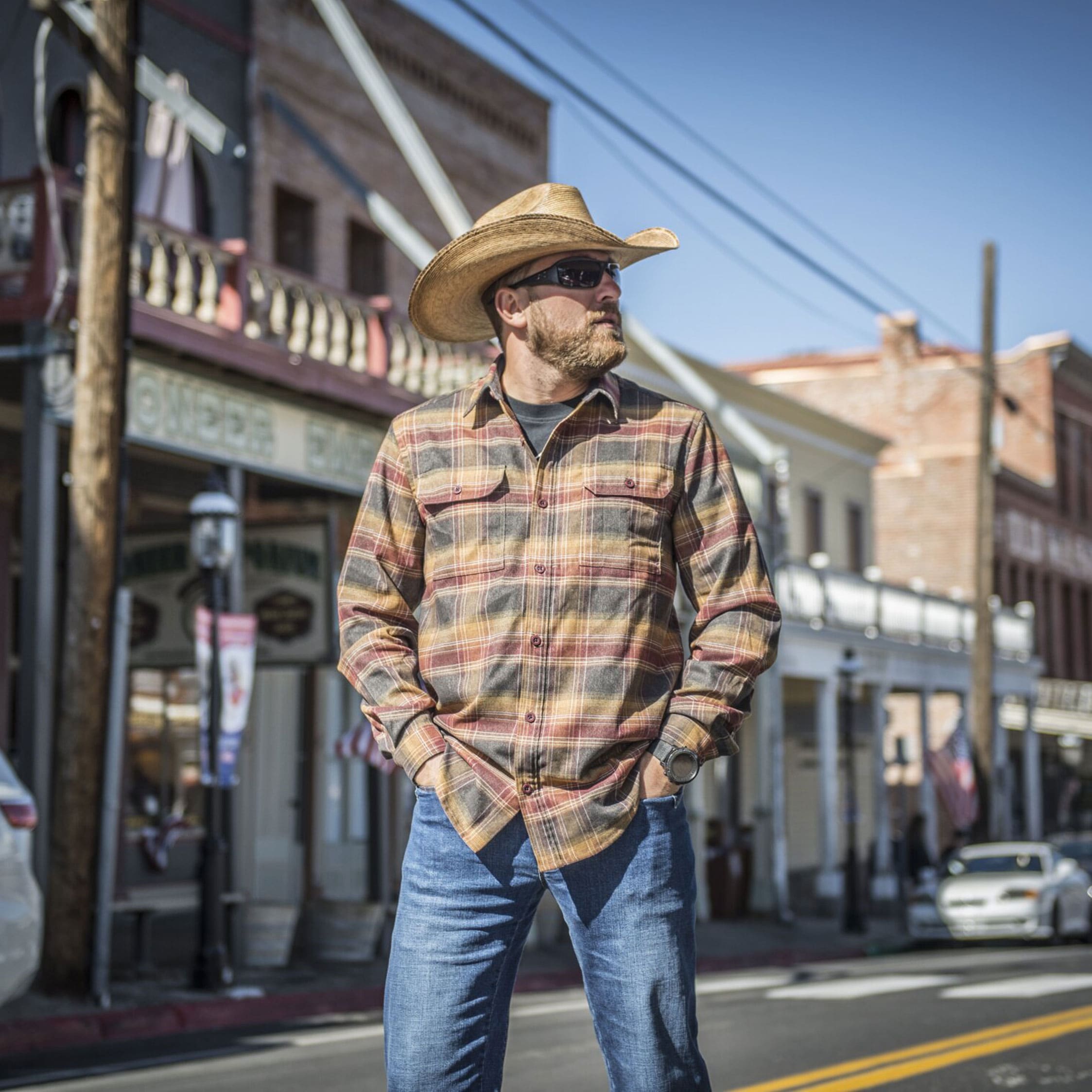 Koszula Helikon-Tex GreyMan Polyester/Nylon - Amber Plaid