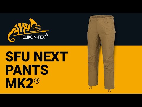Військові штани Helikon SFU Next Mk2 Pants PolyCotton Rip-Stop - Black