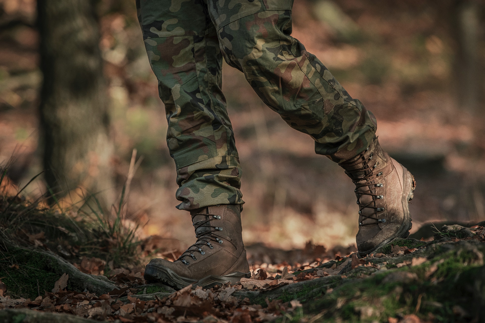 Spodnie mundurowe Helikon-Tex SFU Next Mk2 Pants PolyCotton Rip-Stop - wz.93 Pantera PL Woodland