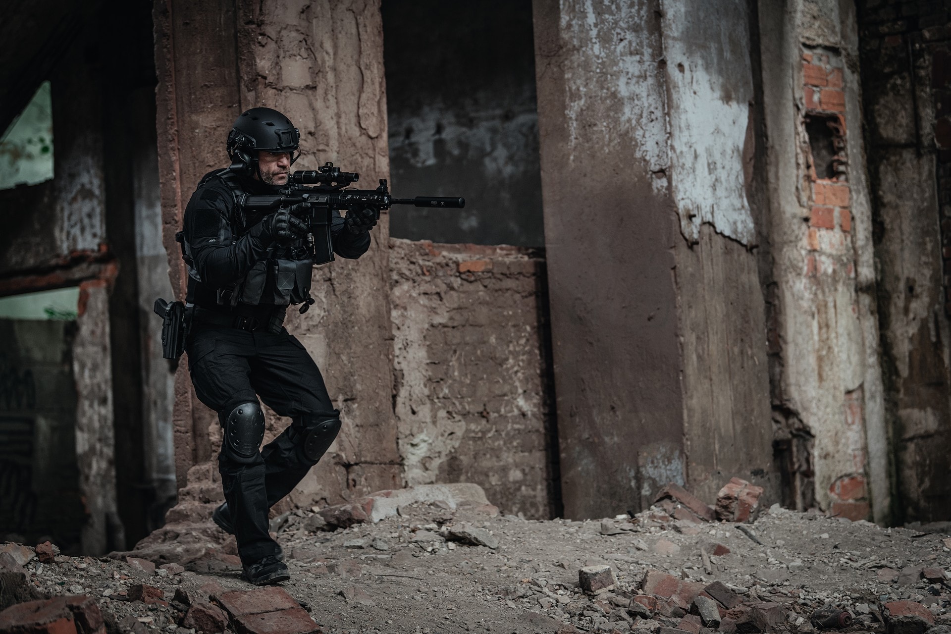 Bluza Helikon-Tex MCDU Combat Shirt NyCo Rip-Stop - Black