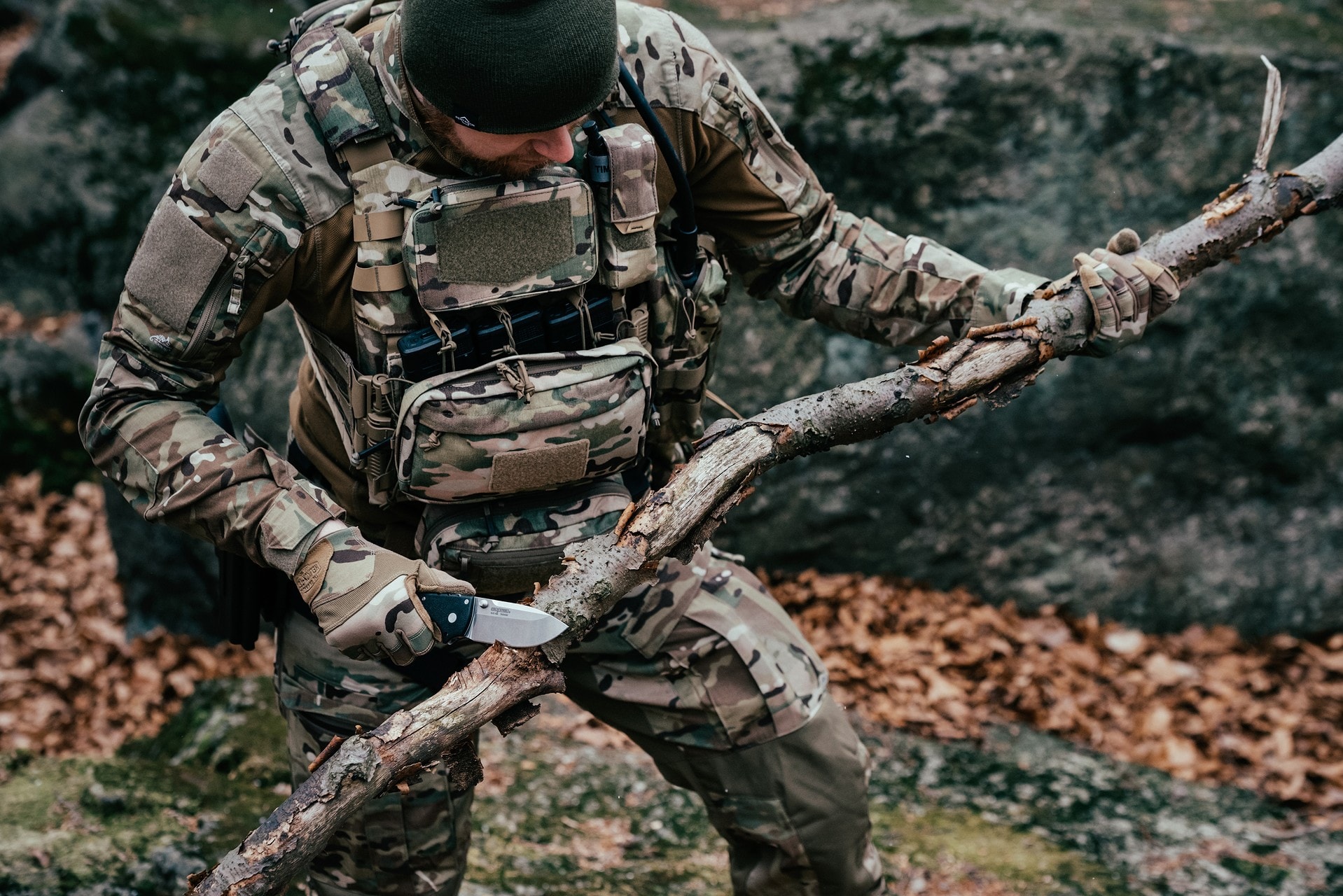 Bluza Helikon MCDU Combat Shirt NyCo Rip-Stop - MultiCam