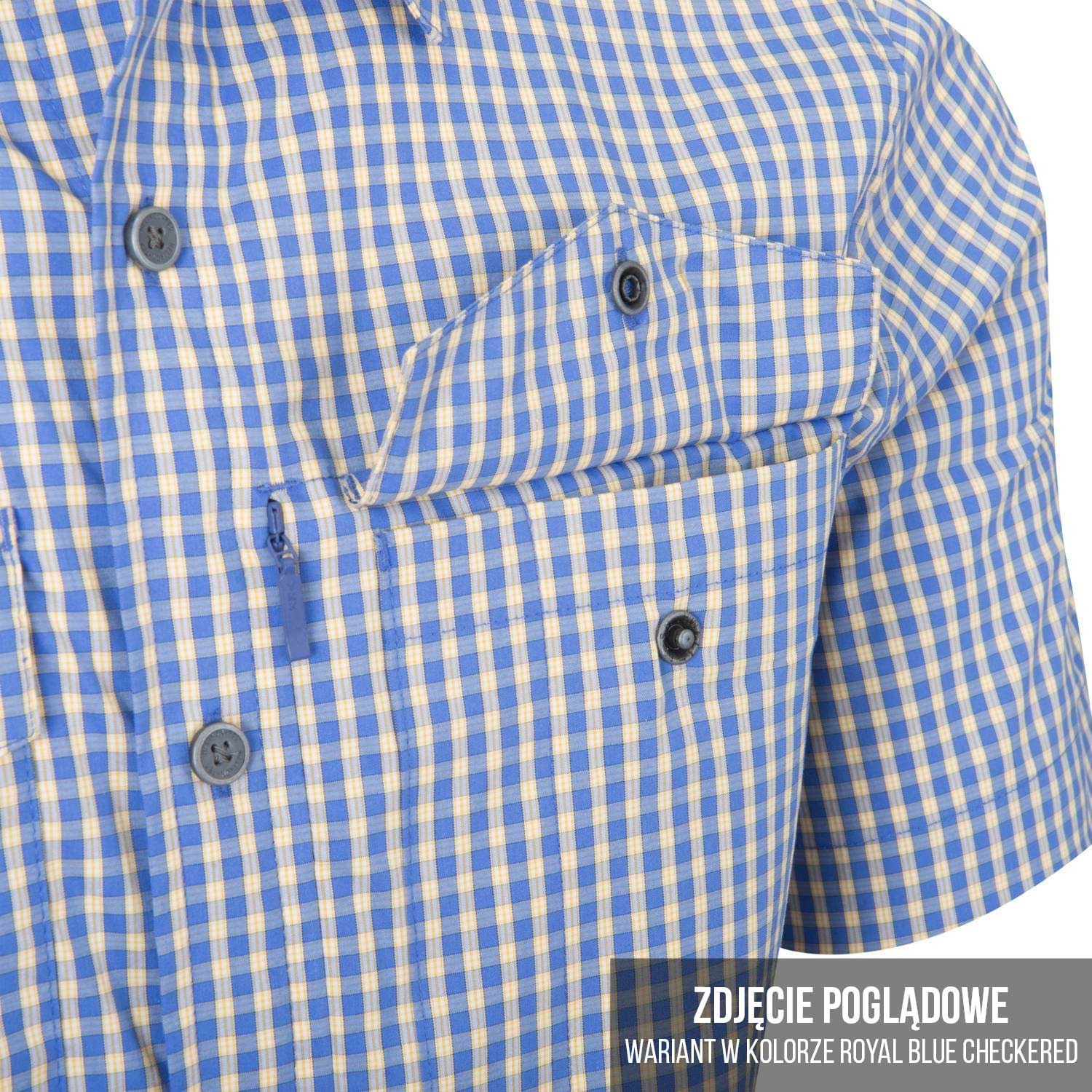 Koszula Helikon-Tex Covert Concealed Carry Short Sleeve - Dirt Red Checkered