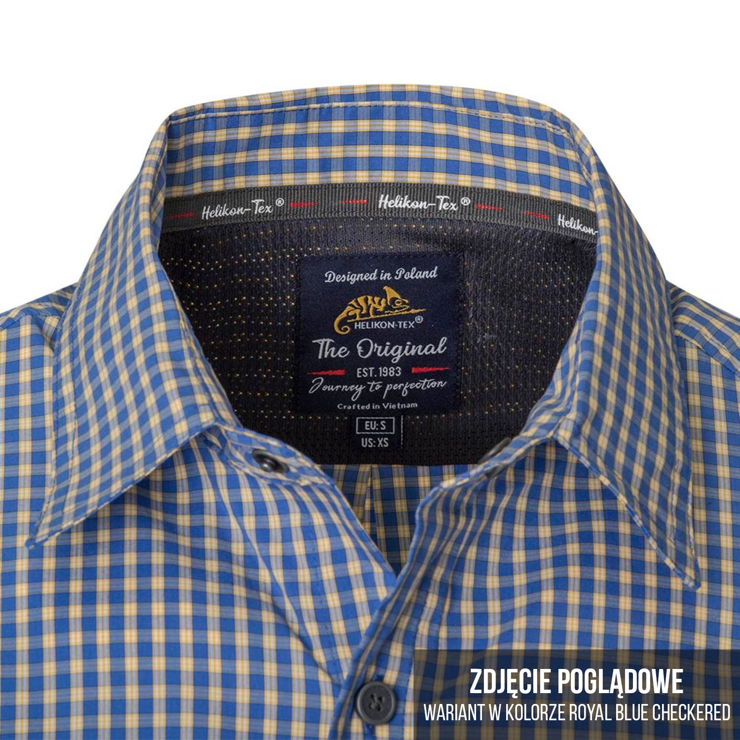 Koszula Helikon-Tex Covert Concealed Carry Short Sleeve - Dirt Red Checkered