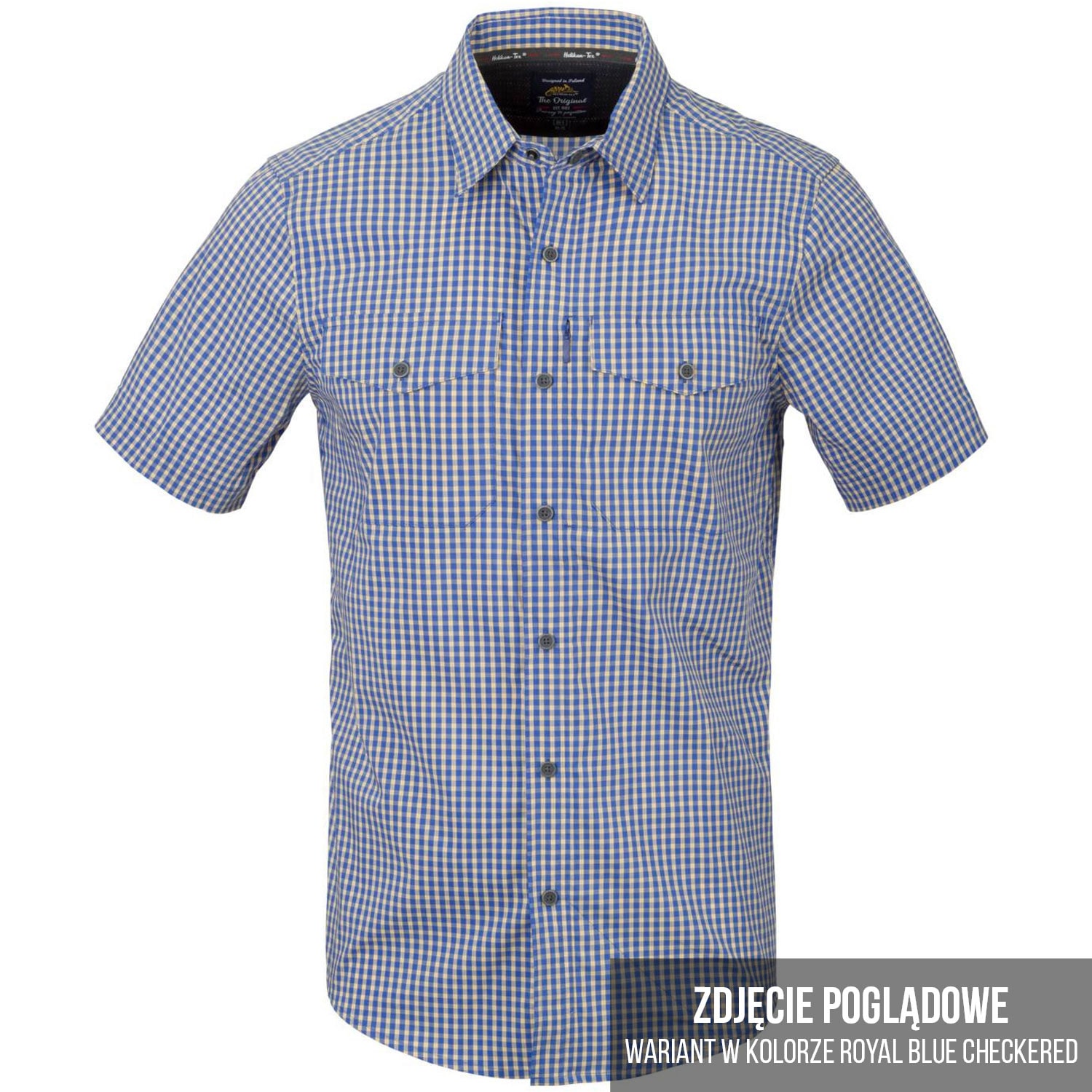 Koszula Helikon-Tex Covert Concealed Carry Short Sleeve - Dirt Red Checkered